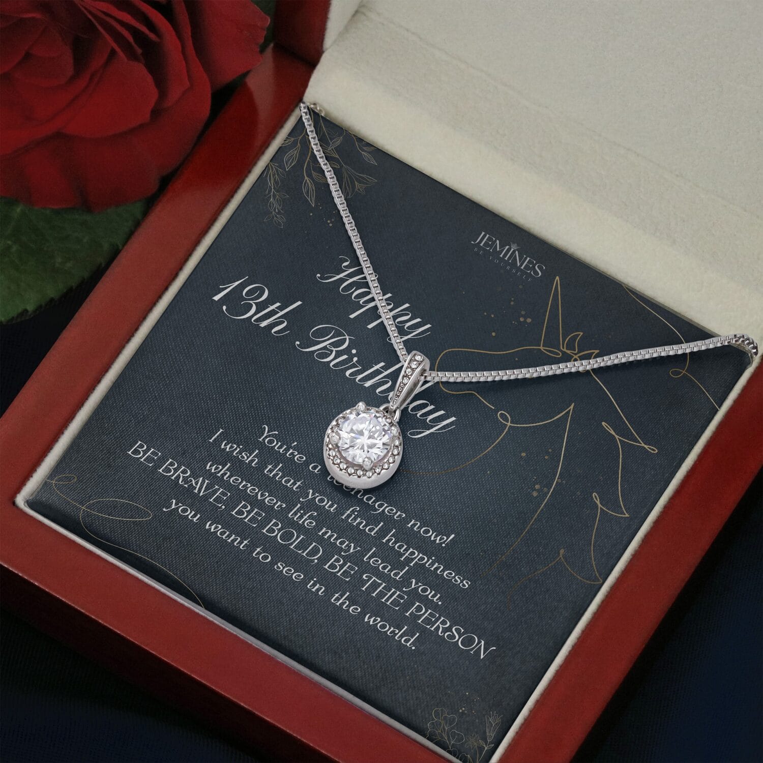 13th Birthday Eternal Hope Necklace Elegant Gift - JEMINES