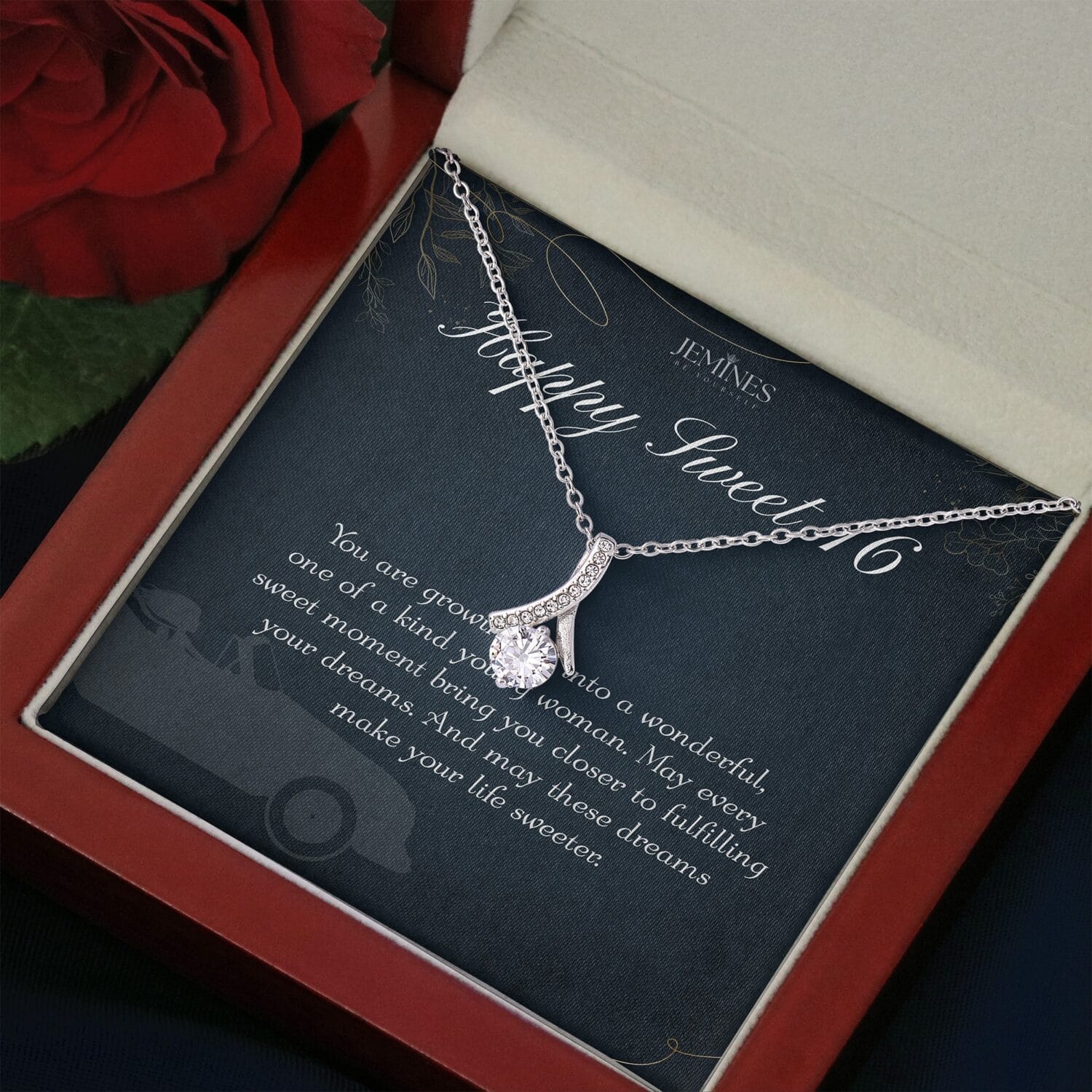 16th Birthday Alluring Beauty Necklace Elegant Gift - JEMINES