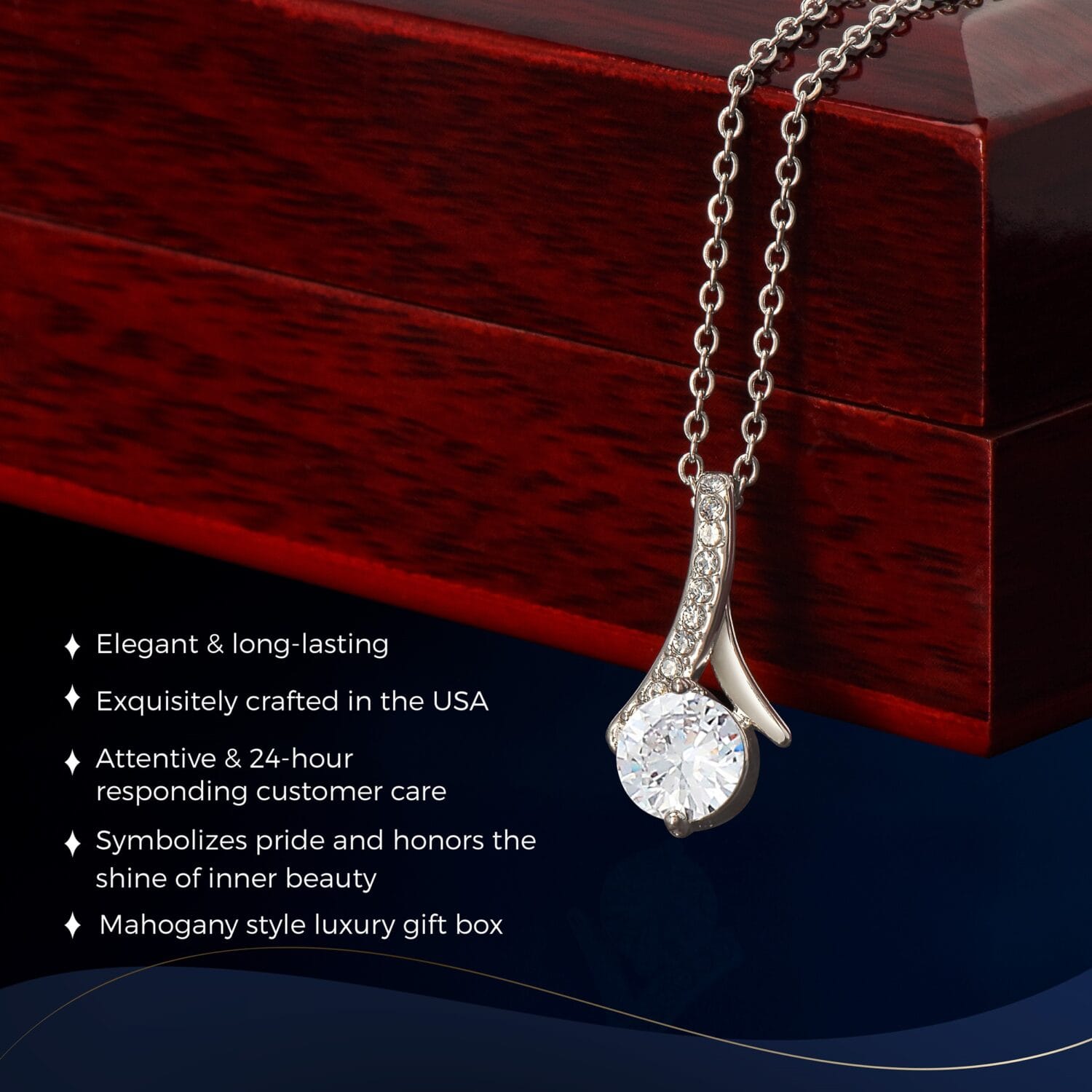 16th Birthday Alluring Beauty Necklace Elegant Gift - JEMINES