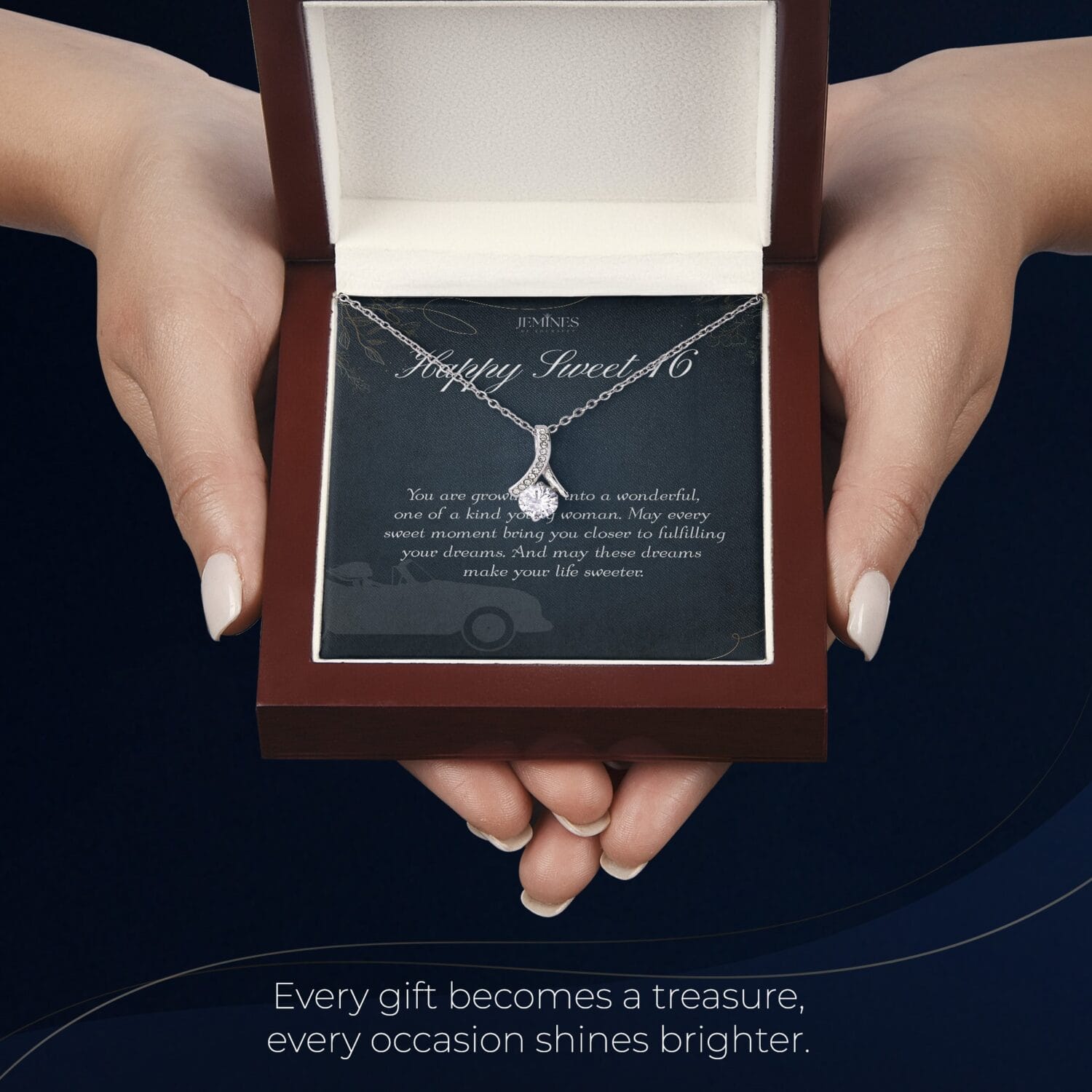 16th Birthday Alluring Beauty Necklace Elegant Gift - JEMINES