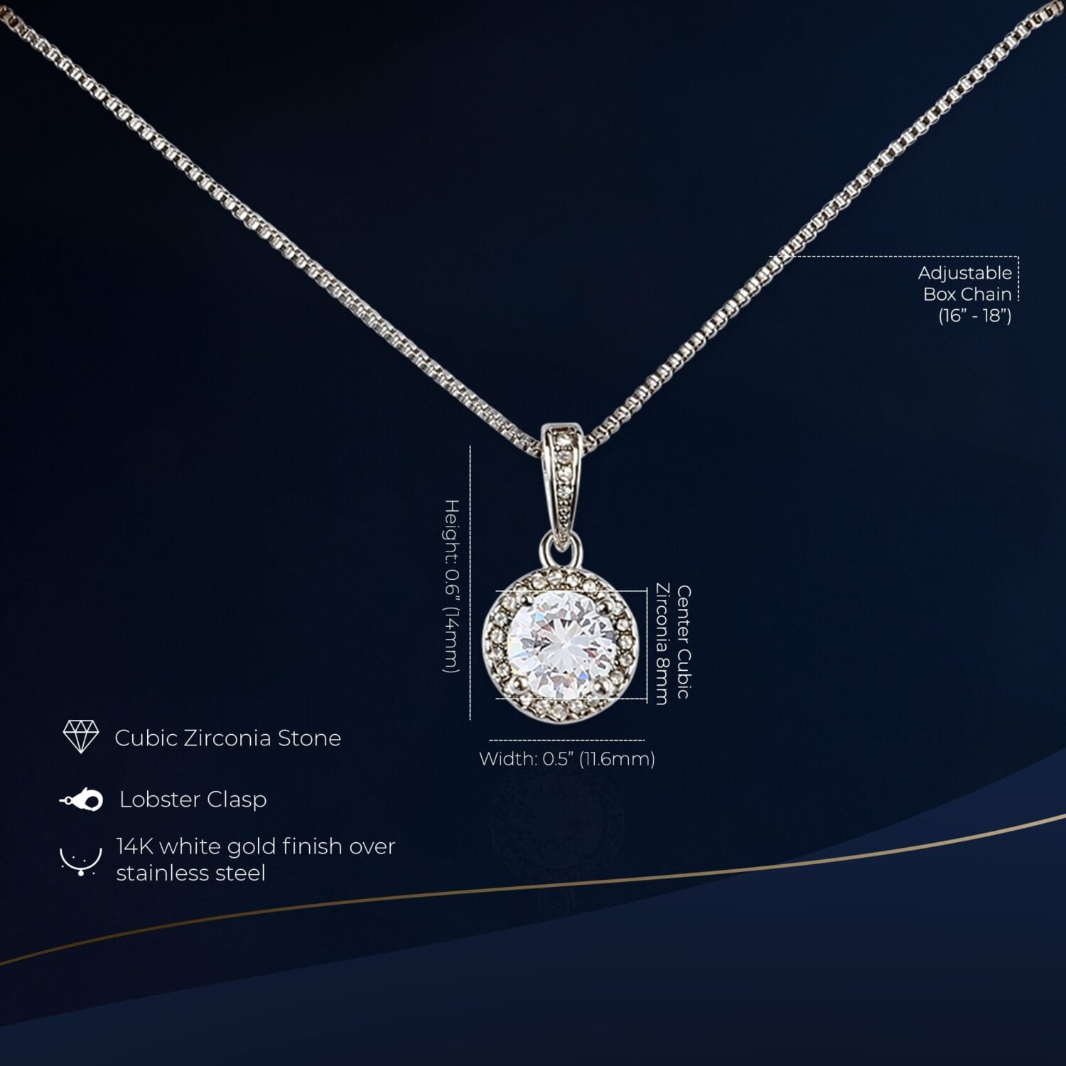 Alternative view of 16th Birthday Eternal Hope Necklace Elegant Gift