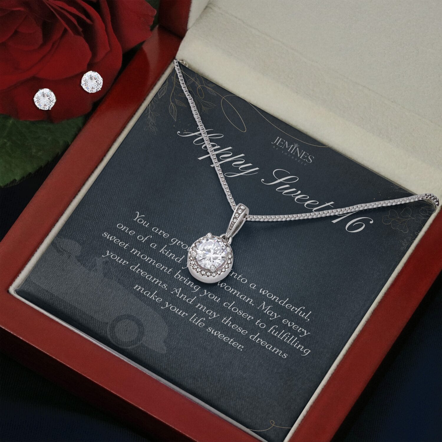 16th Birthday Eternal Hope Set Necklace Elegant Gift - JEMINES