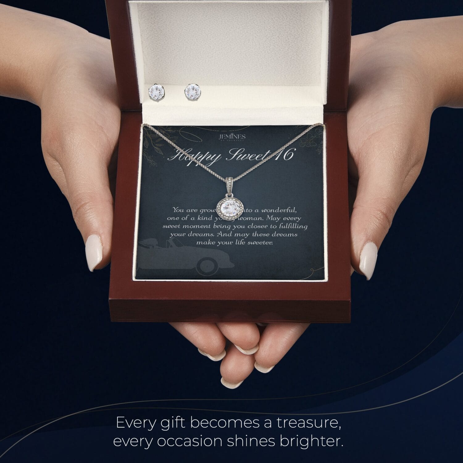16th Birthday Eternal Hope Set Necklace Elegant Gift - JEMINES