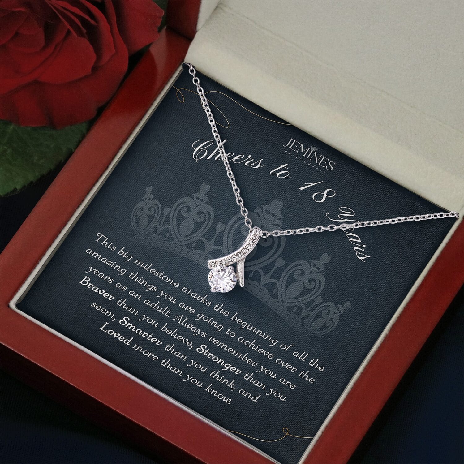 18th Birthday Alluring Beauty Necklace Elegant Gift - JEMINES