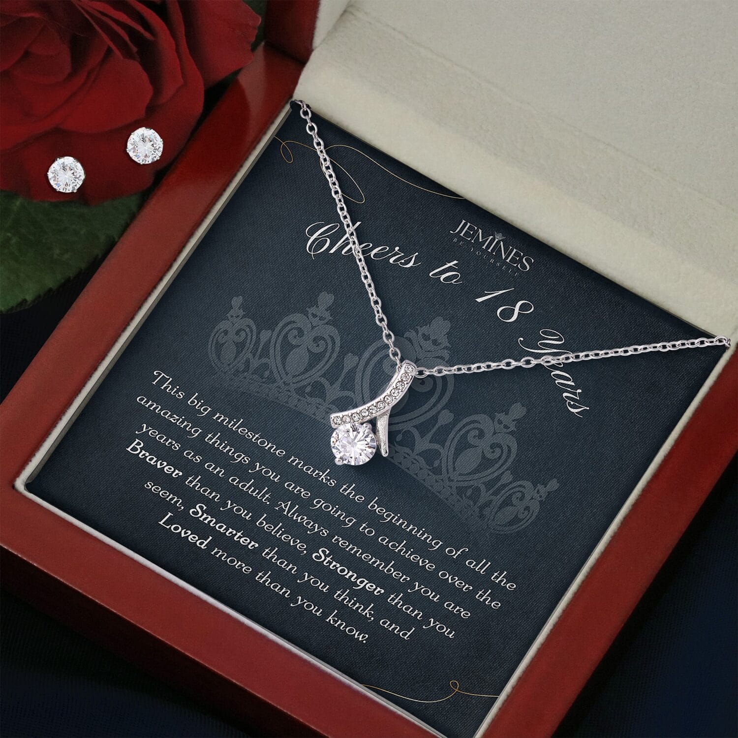 18th Birthday Alluring Beauty Set Necklace Elegant Gift - JEMINES