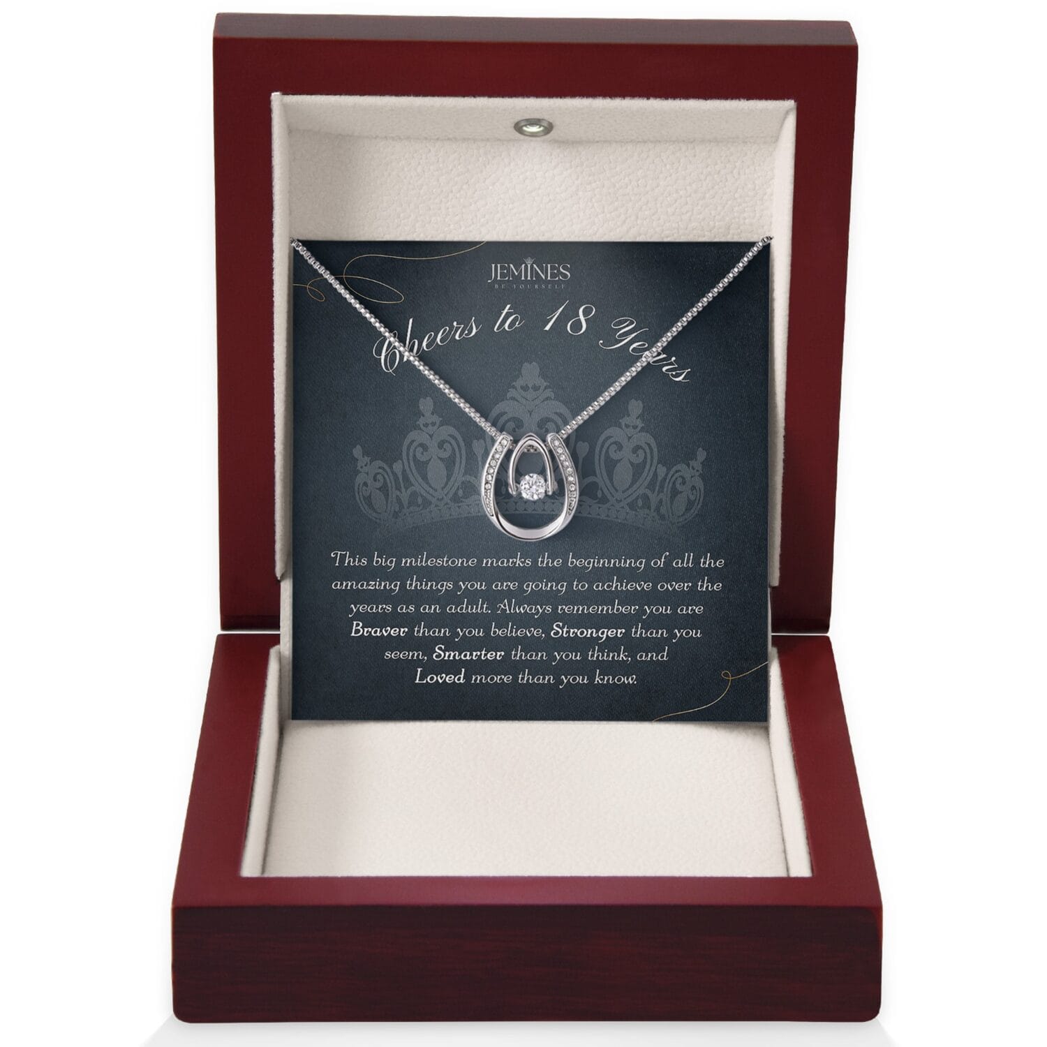 18th Birthday Lucky in Love Necklace Gift