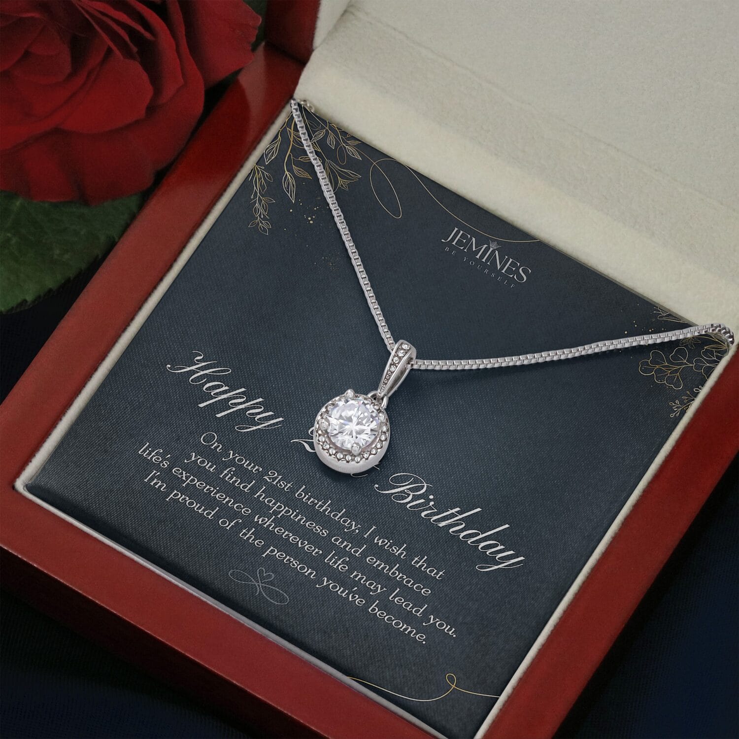 21st Birthday Eternal Hope Necklace Elegant Gift - JEMINES