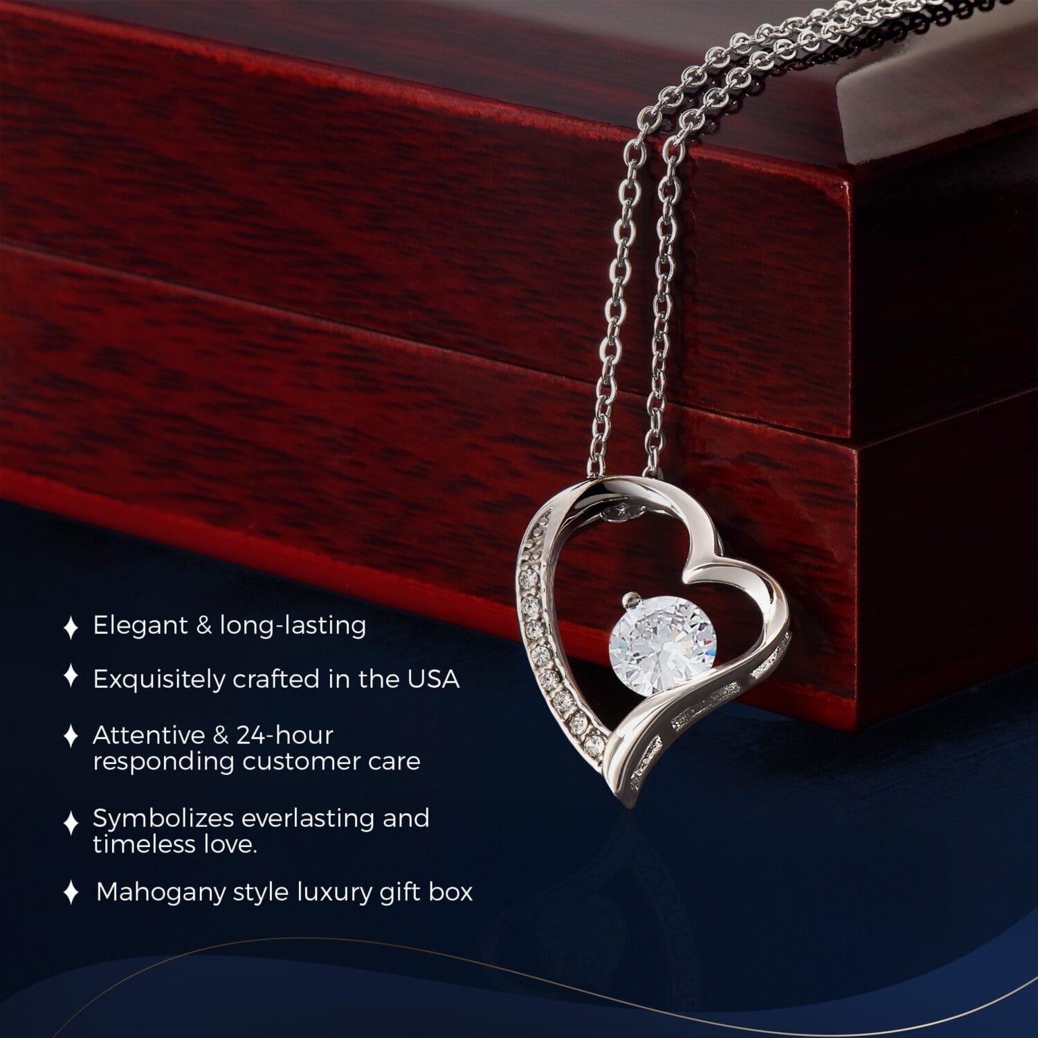 21st Birthday Forever Love Necklace Elegant Gift - JEMINES