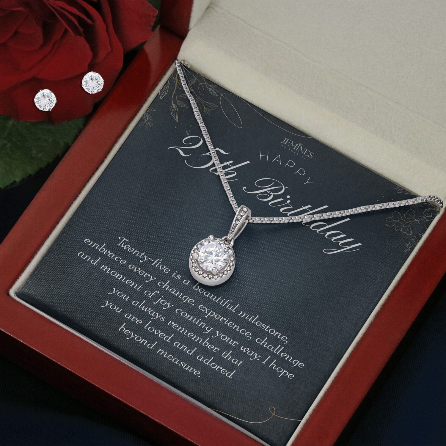 25th Birthday Eternal Hope Set Necklace Elegant Gift - JEMINES