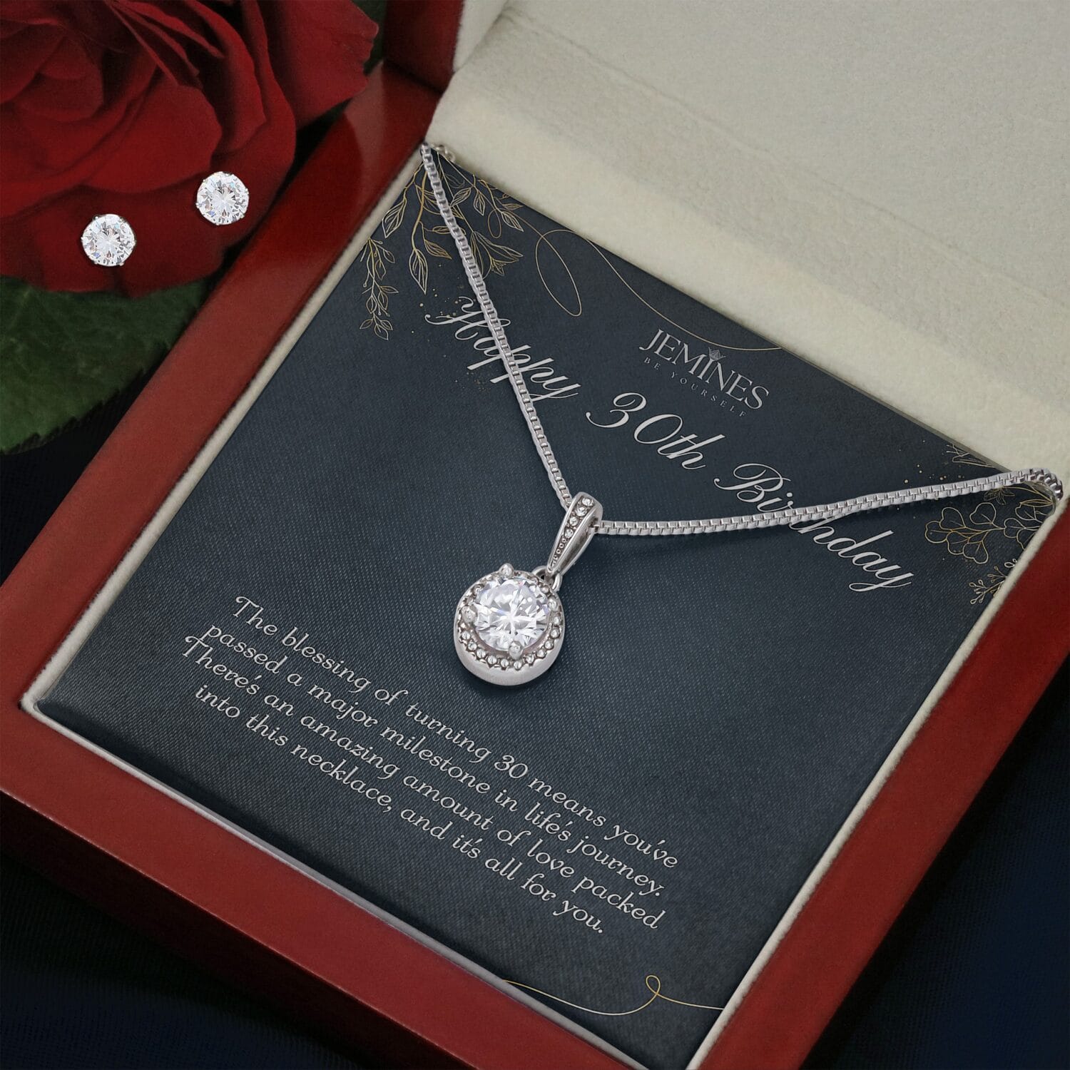 30th Birthday Eternal Hope Set Necklace Elegant Gift - JEMINES