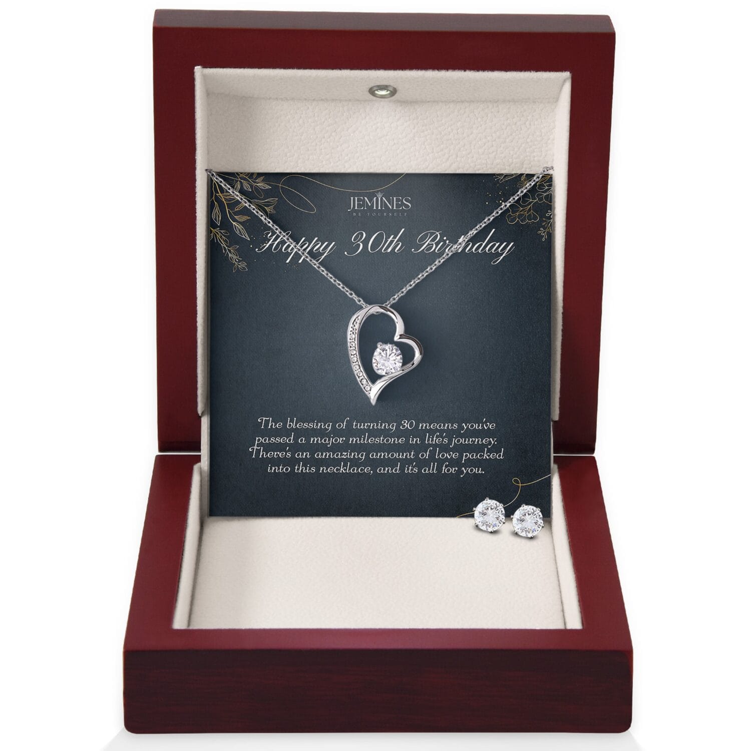 30th Birthday Forever Love Set Necklace