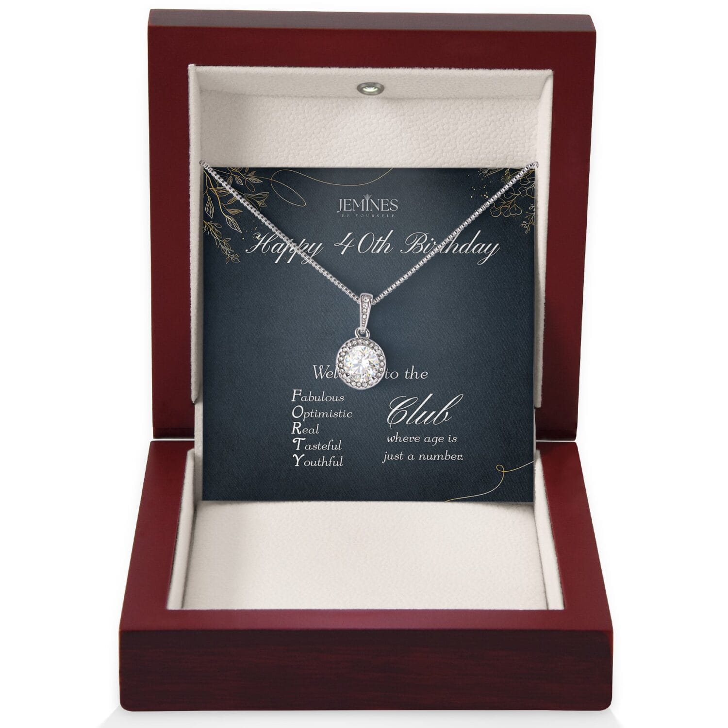 40th Birthday Eternal Hope Necklace Gift