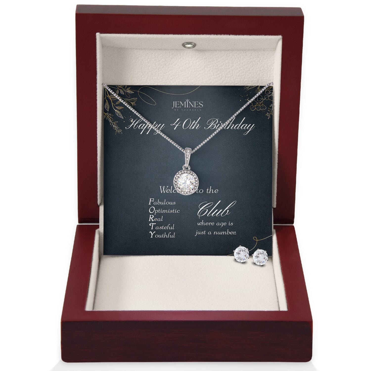 40th Birthday Eternal Hope Set Necklace