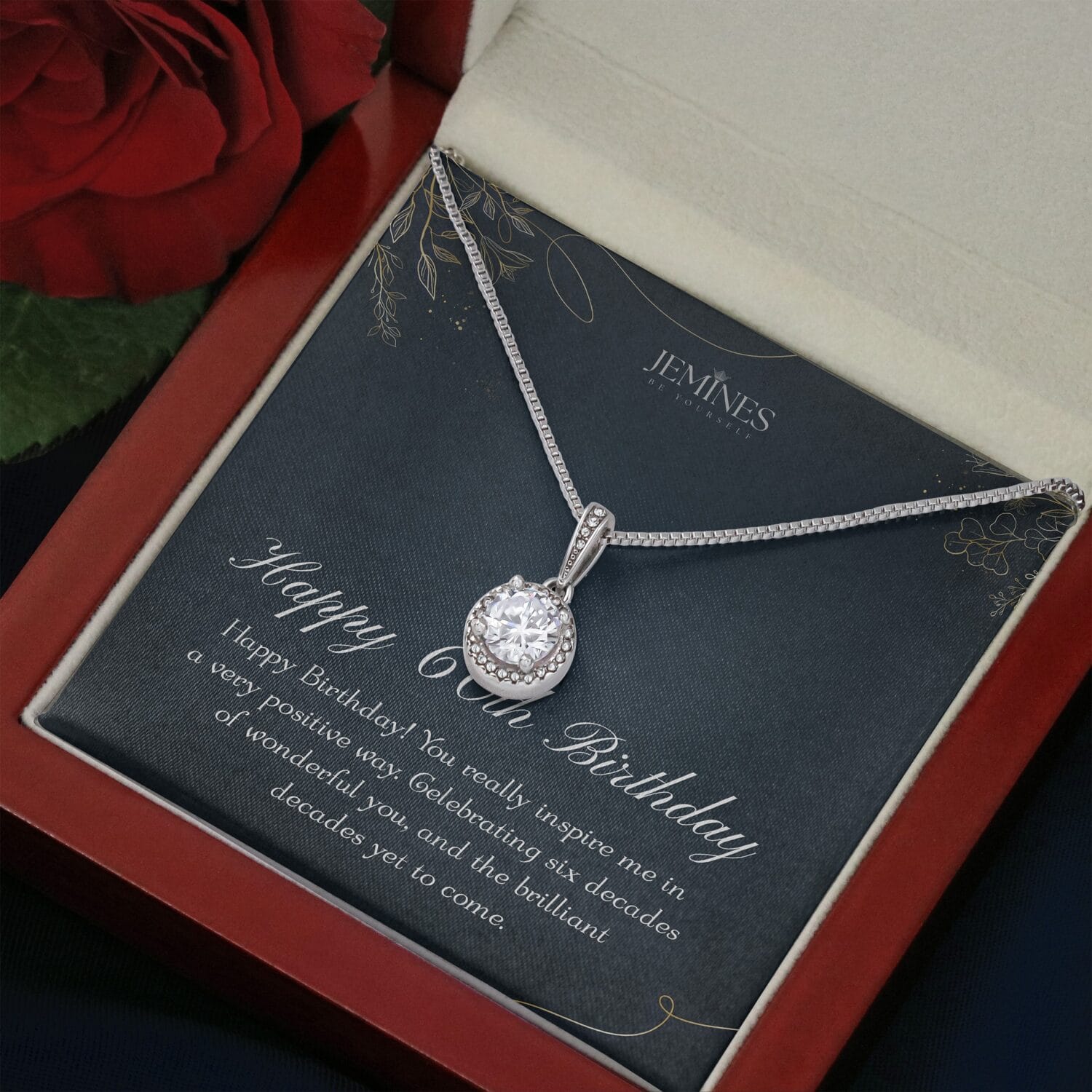 60th Birthday Eternal Hope Necklace Elegant Gift - JEMINES