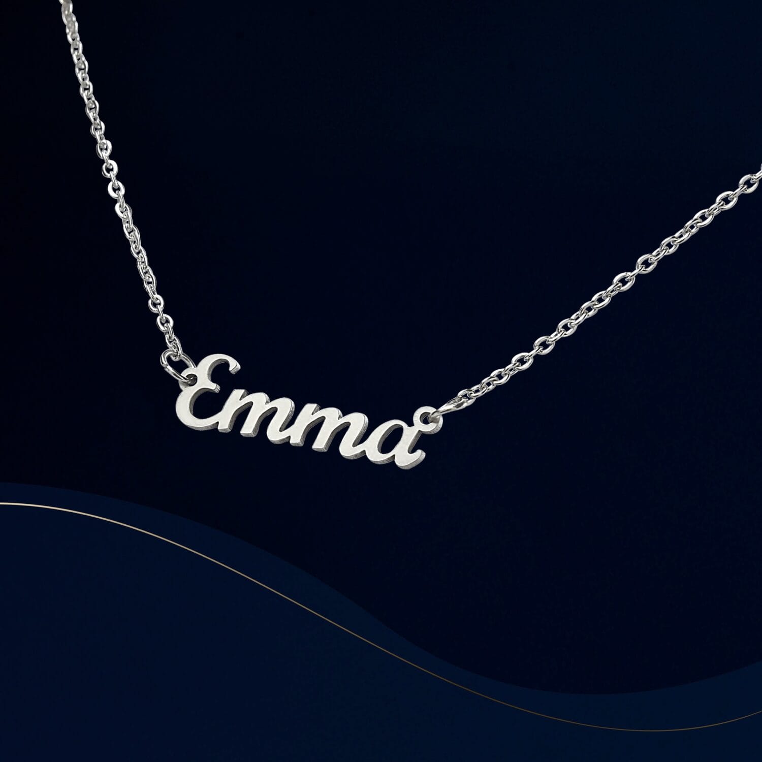 Custom Birthday Name Necklace Elegant Gift - JEMINES