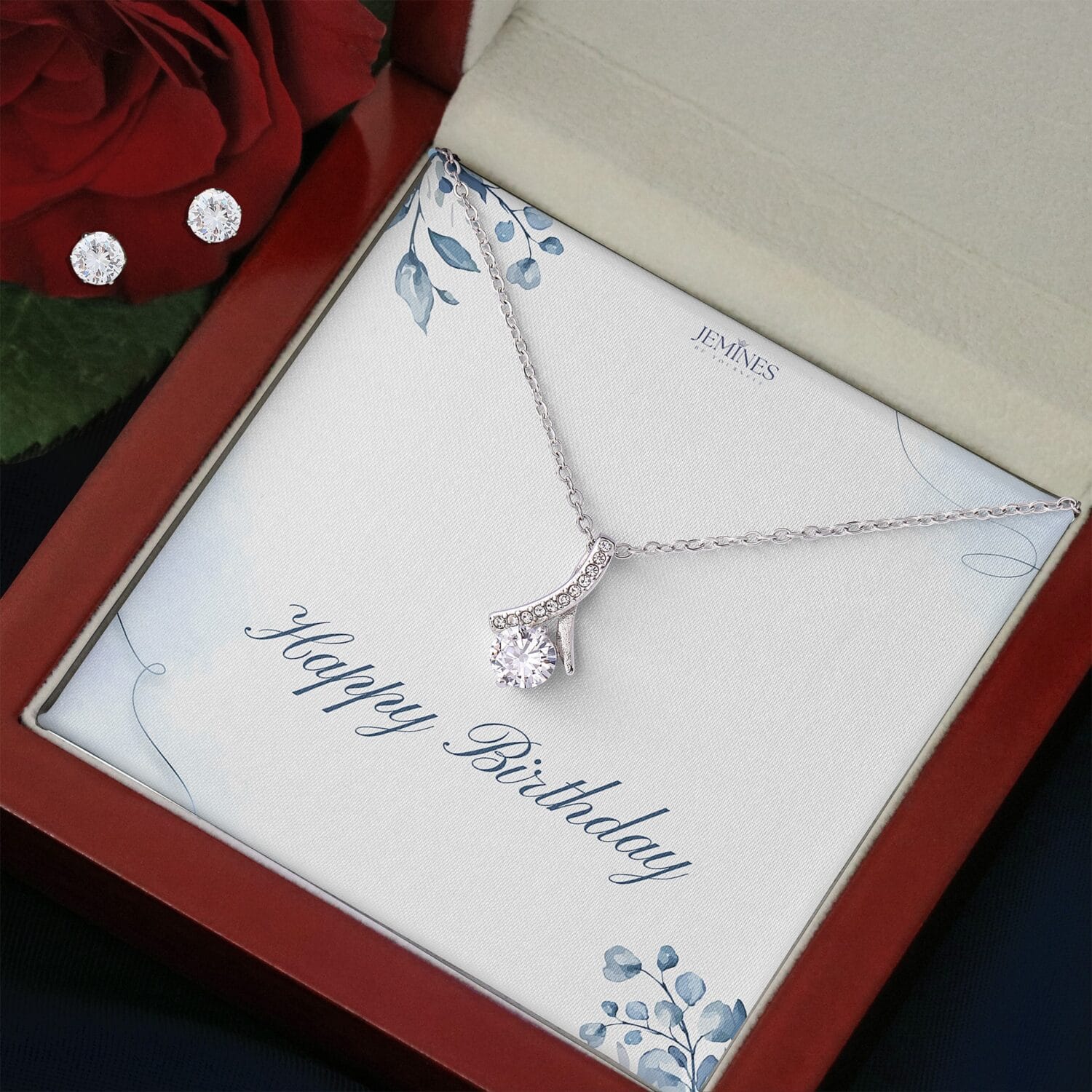 Birthday Alluring Set Necklace Elegant Custom Gift - JEMINES