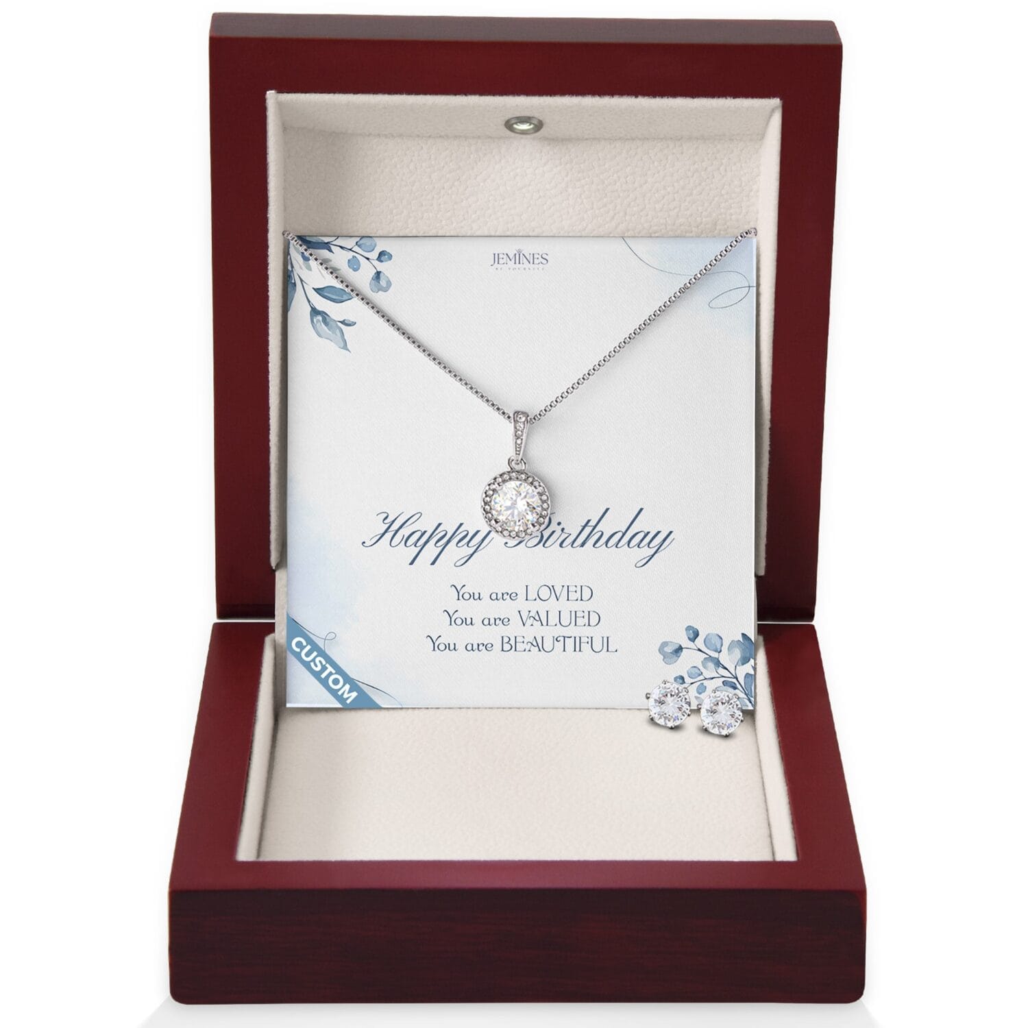 Birthday Eternal Hope Set Necklace Custom Gift