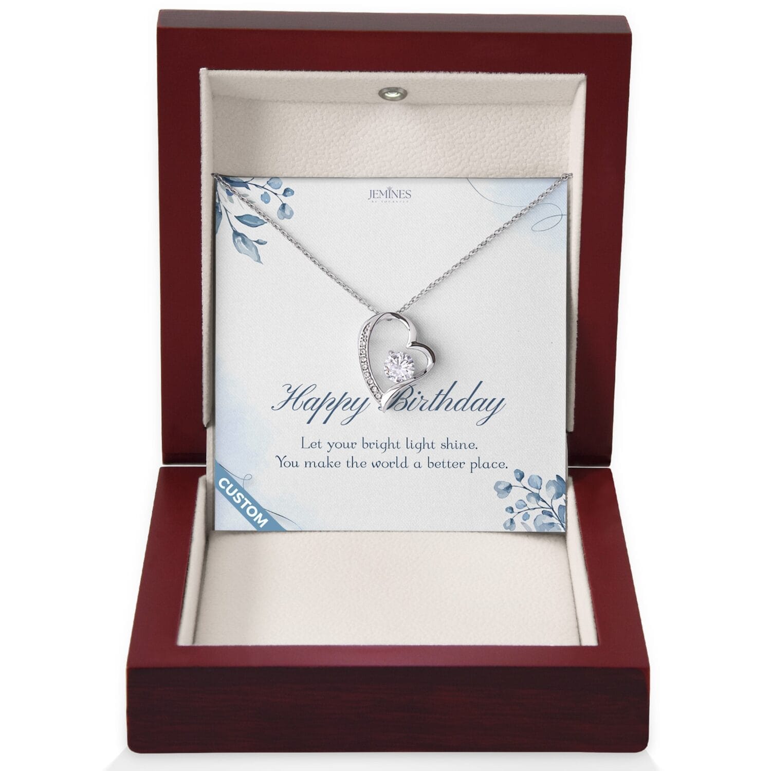 Birthday Forever Love Necklace Custom Gift