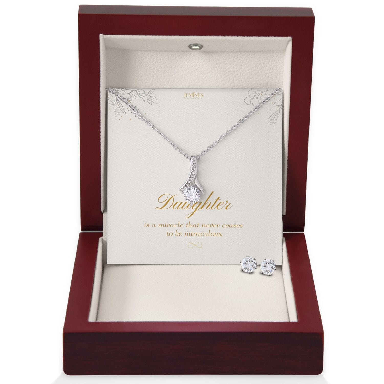 Daughter Alluring Beauty Set Necklace Gift