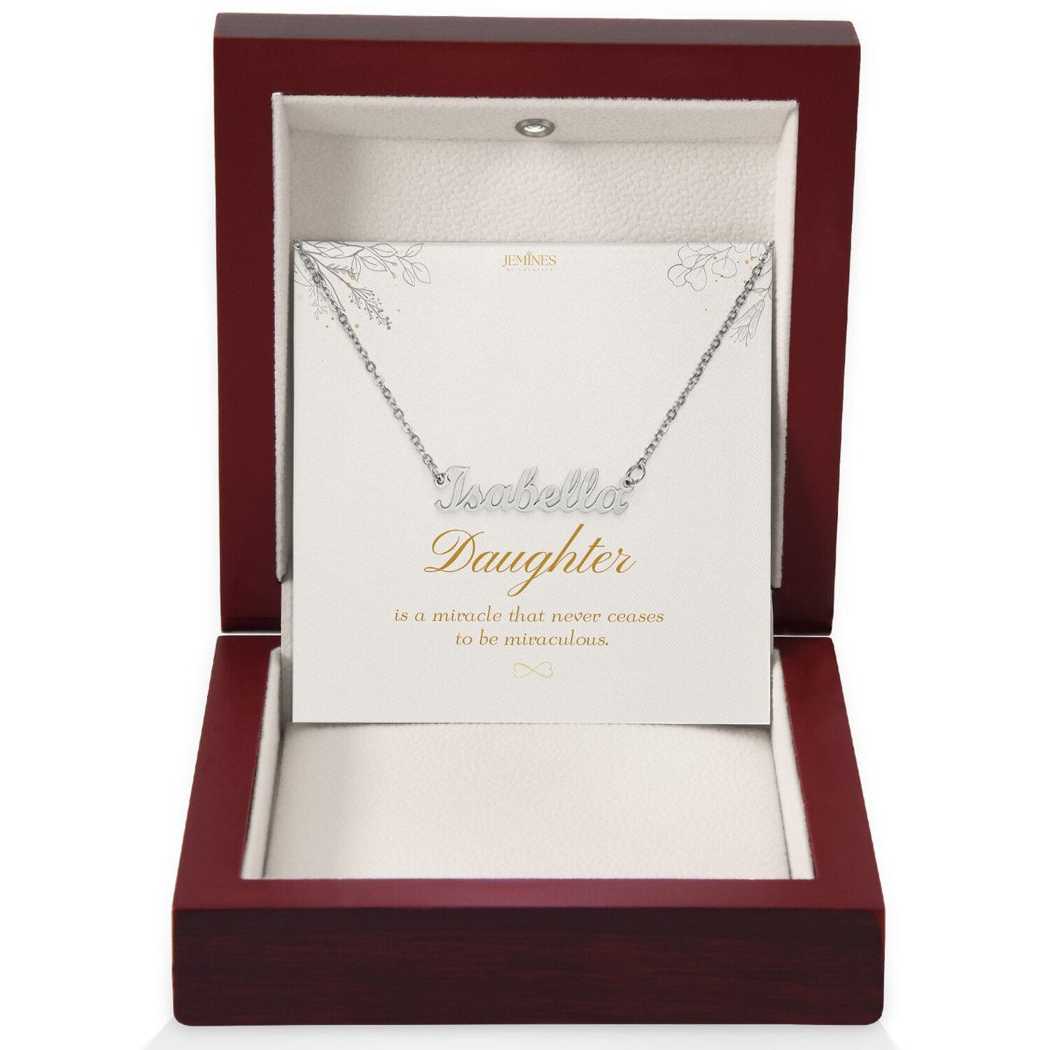 Daughter Custom Name Necklace Gift