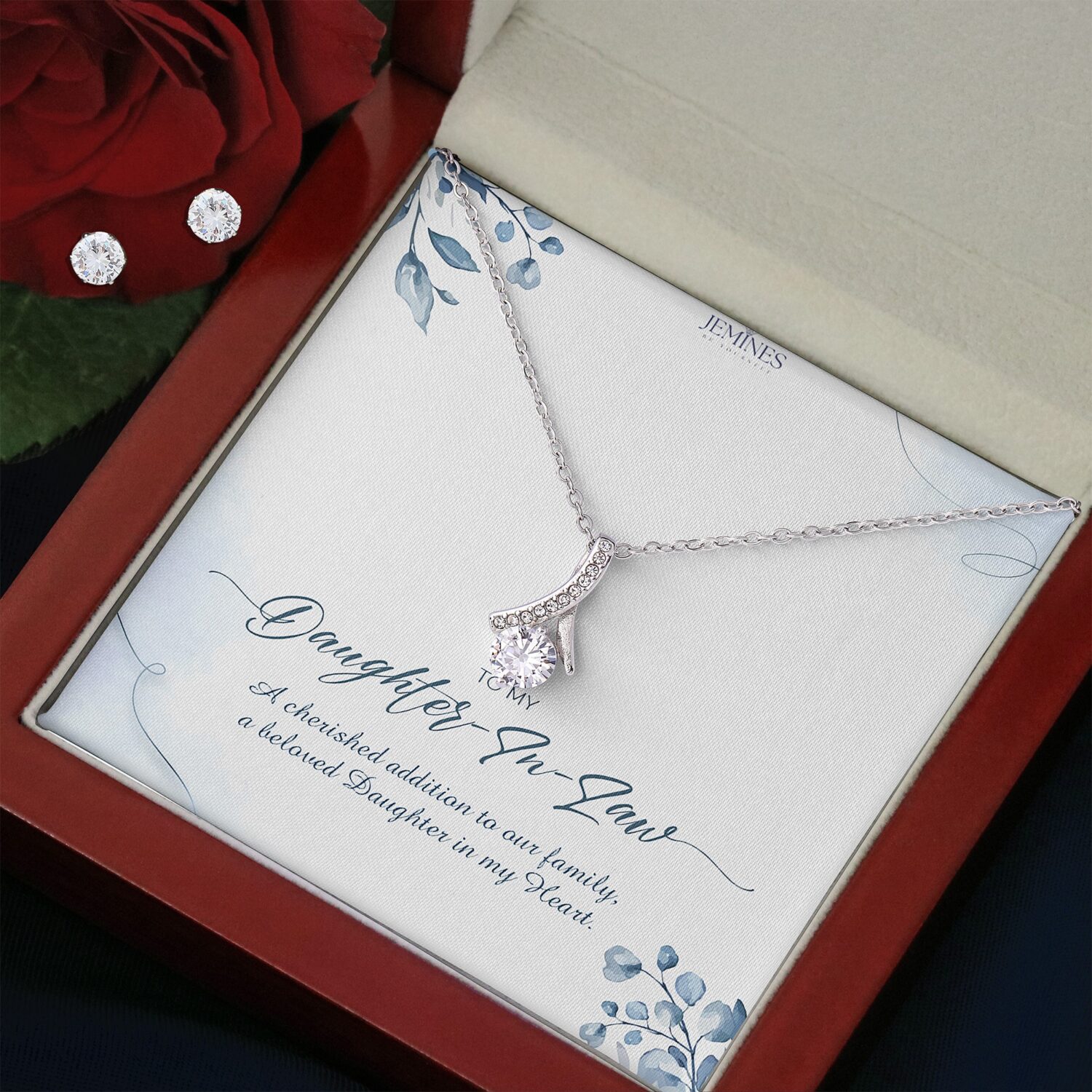 Daughter-In-Law Alluring Beauty Set Necklace Elegant Gift - JEMINES