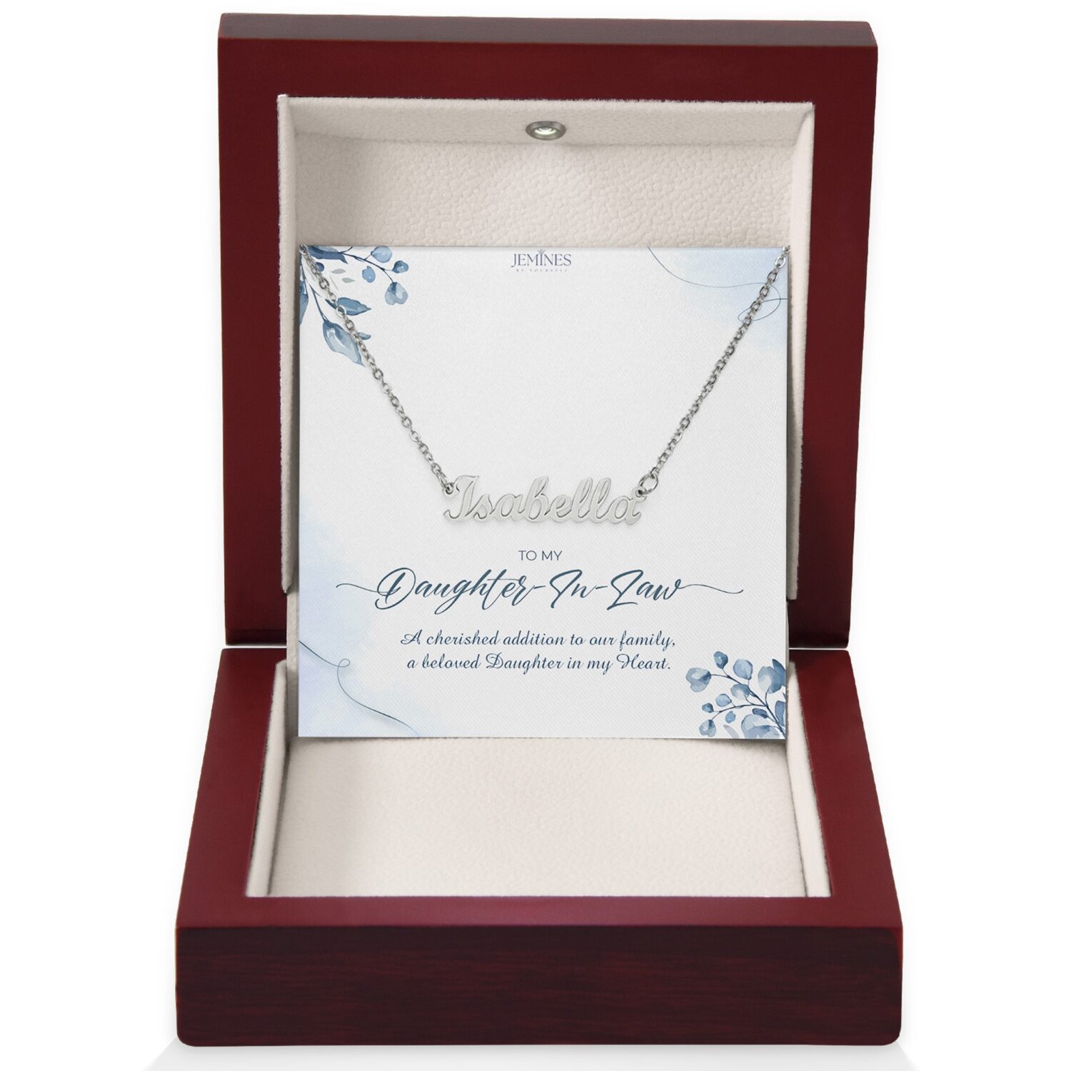 Daughter-In-Law Custom Name Necklace Gift