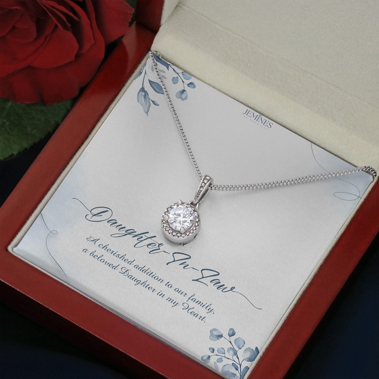 Daughter-In-Law Eternal Hope Necklace Elegant Gift - JEMINES