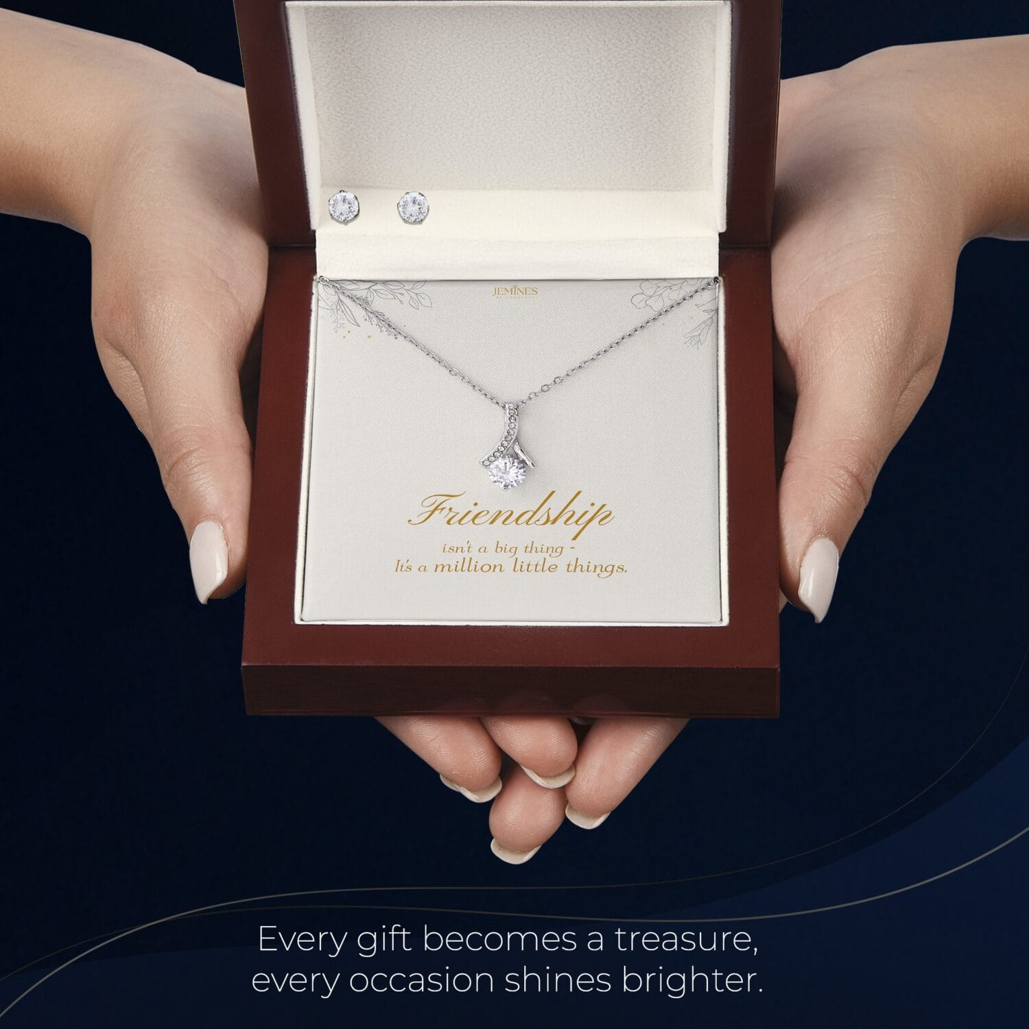 Friend Alluring Beauty Set Necklace Elegant Gift - JEMINES
