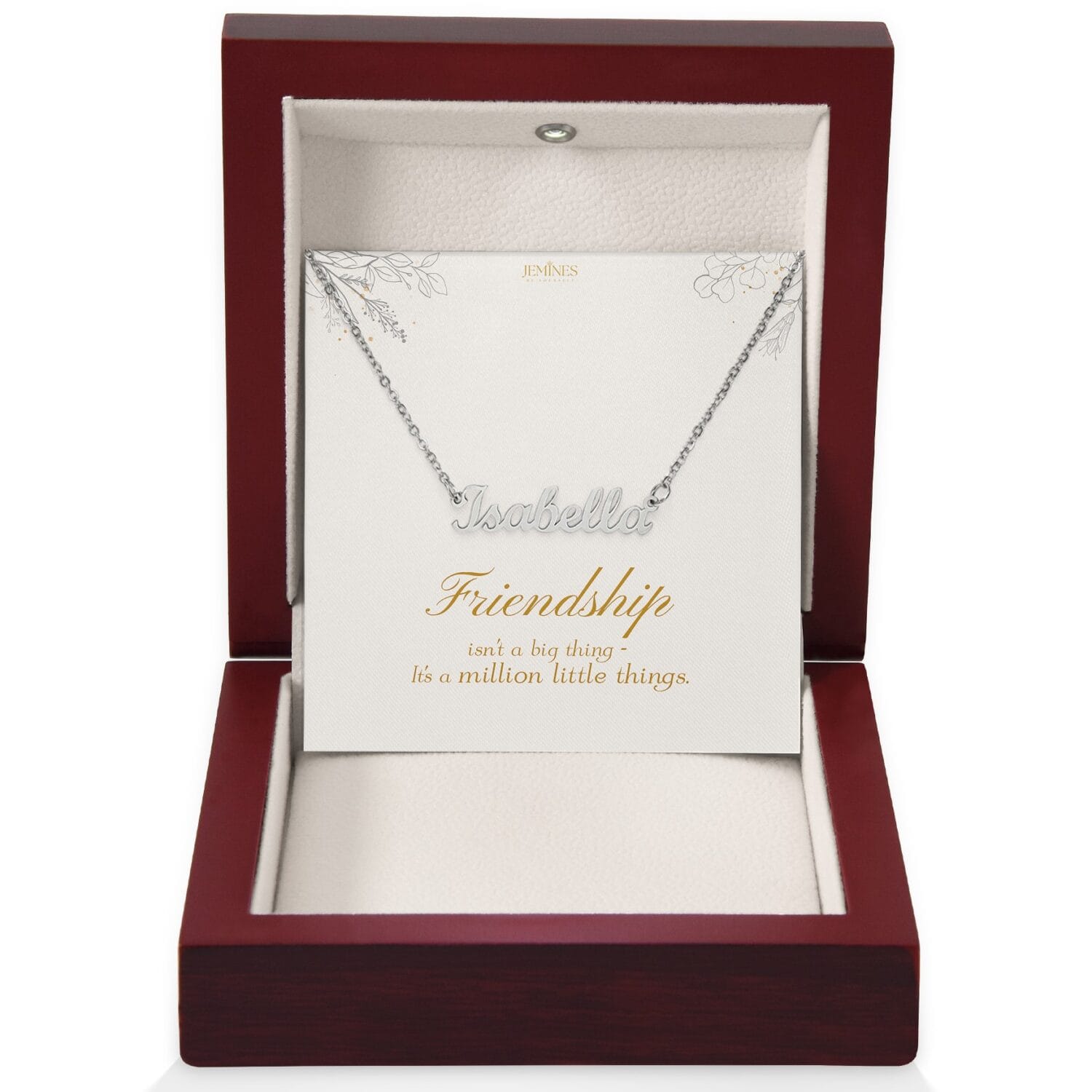 Friend Custom Name Necklace Gift