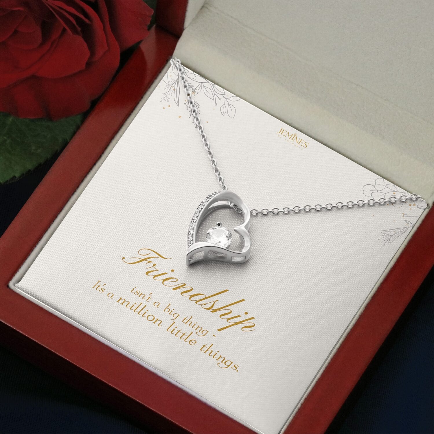 Friend Forever Love Necklace Elegant Gift - JEMINES