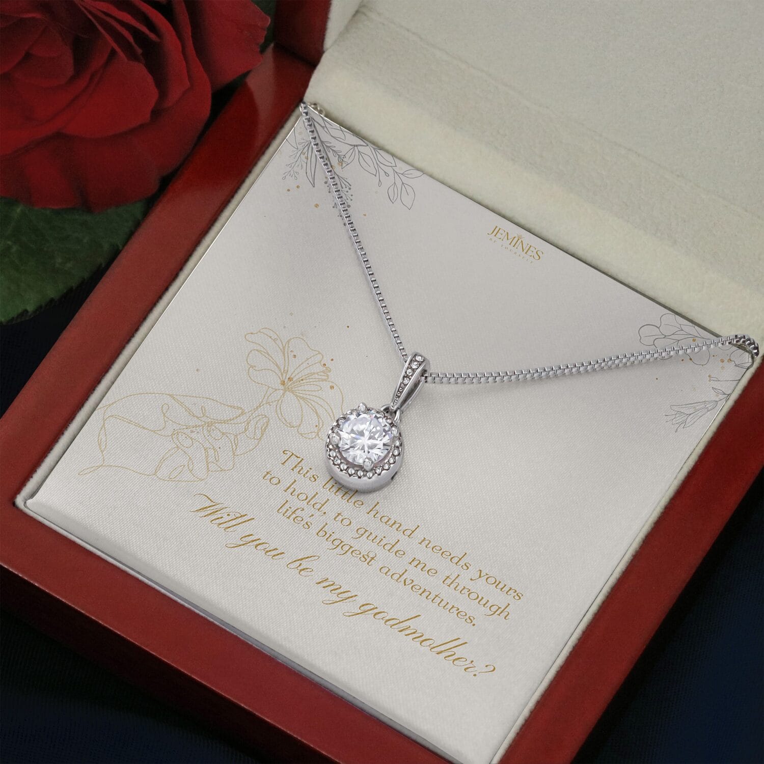 Godmother Eternal Hope Necklace Elegant Gift - JEMINES