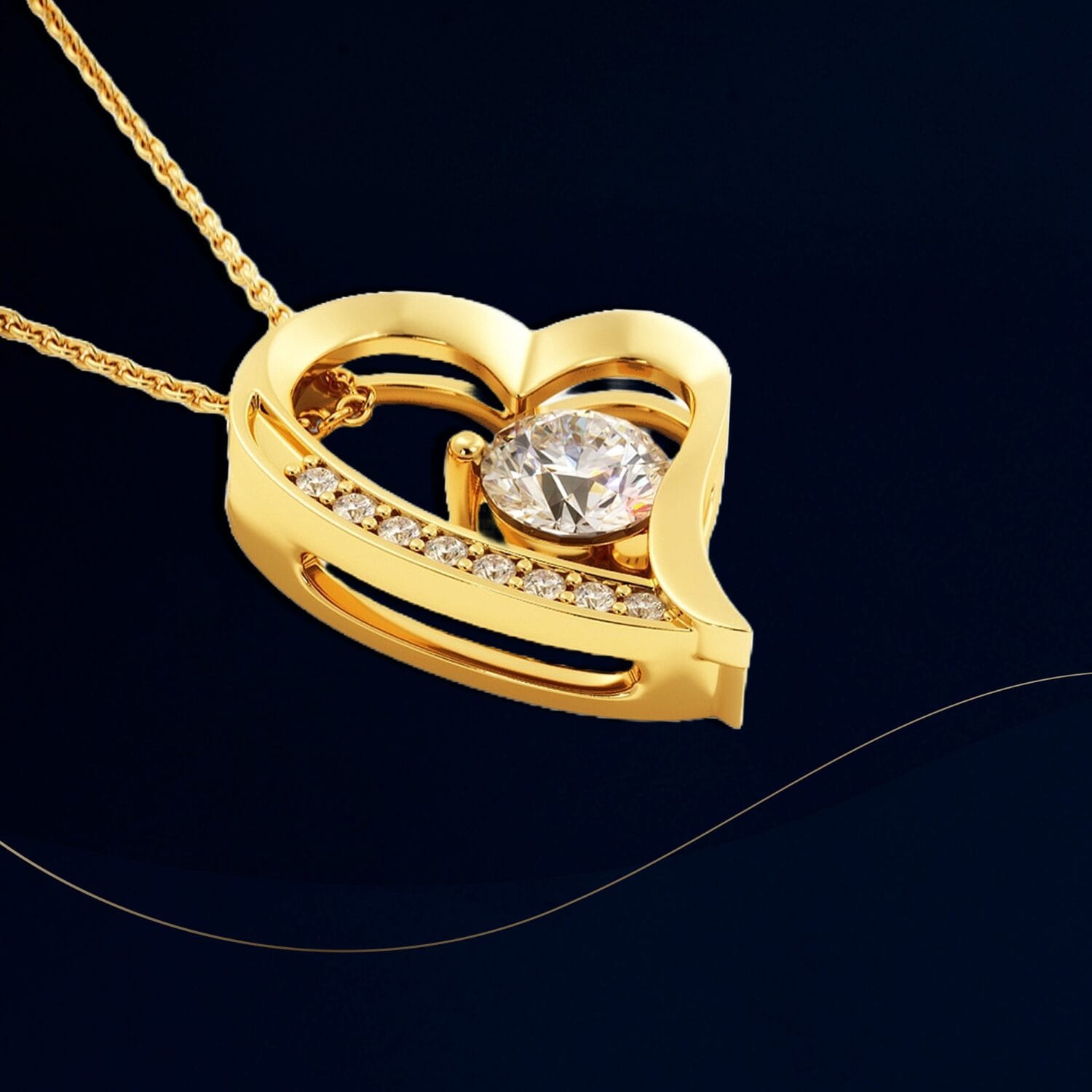Godmother Forever Love Gold Necklace Elegant Gift - JEMINES