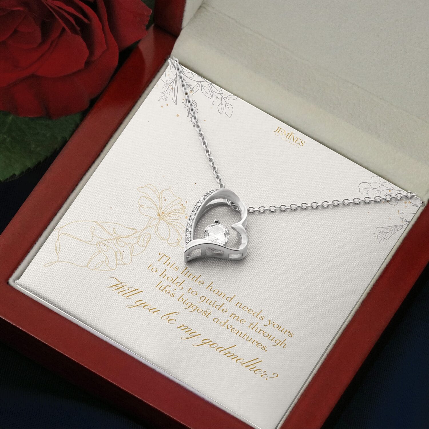 Godmother Forever Love Necklace Elegant Gift - JEMINES