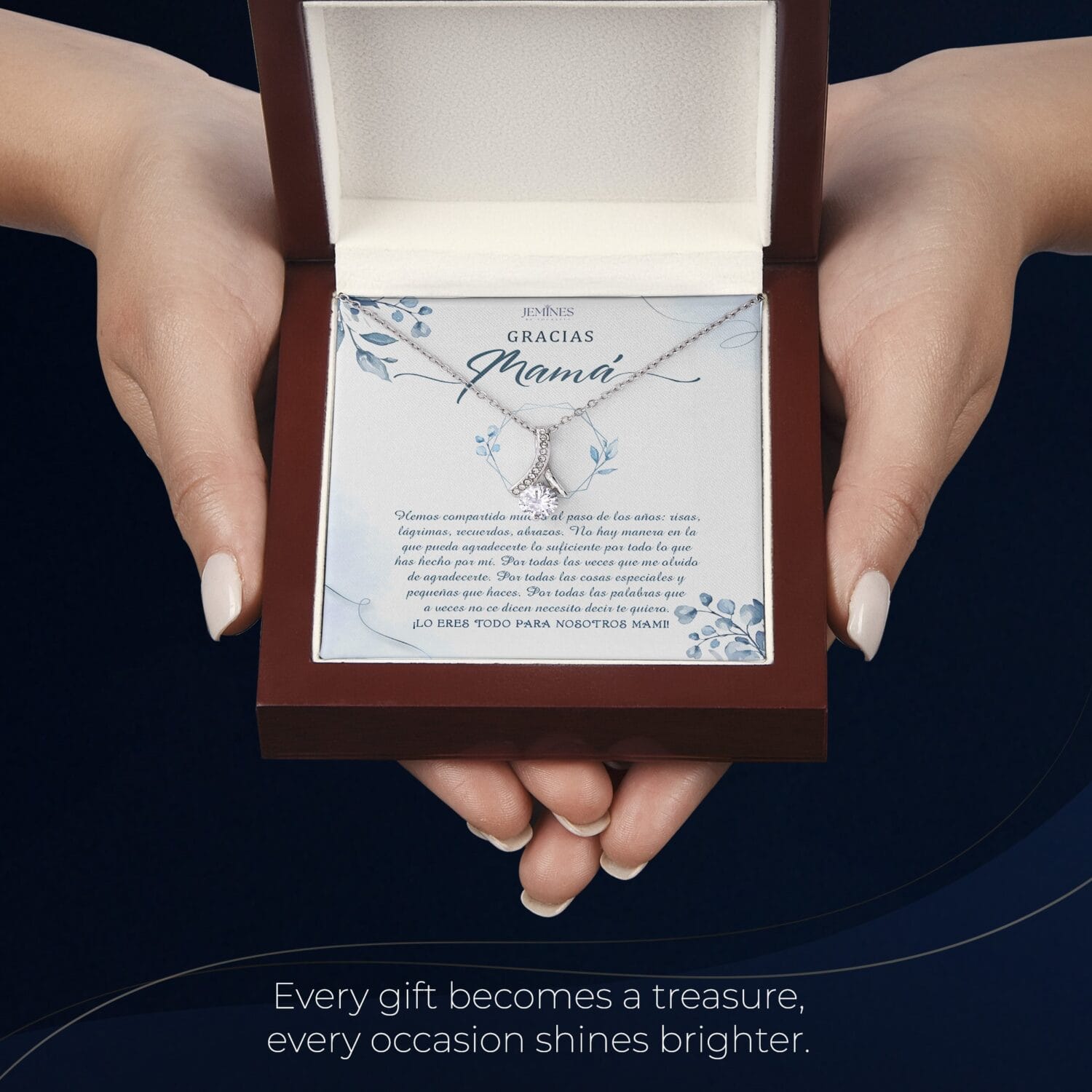 Gracias Mama Alluring Beauty Necklace Elegant Gift - JEMINES