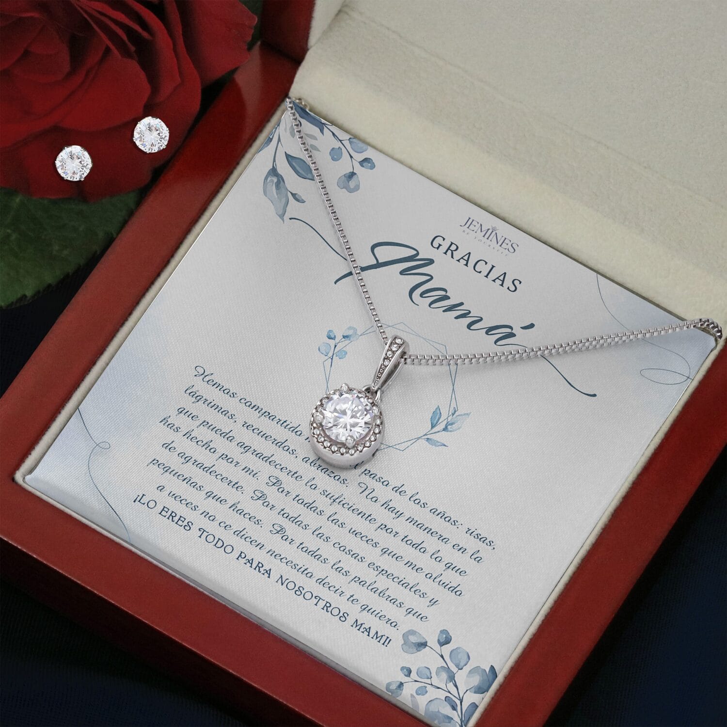 Gracias Mama Eternal Hope Set Necklace Elegant Gift - JEMINES