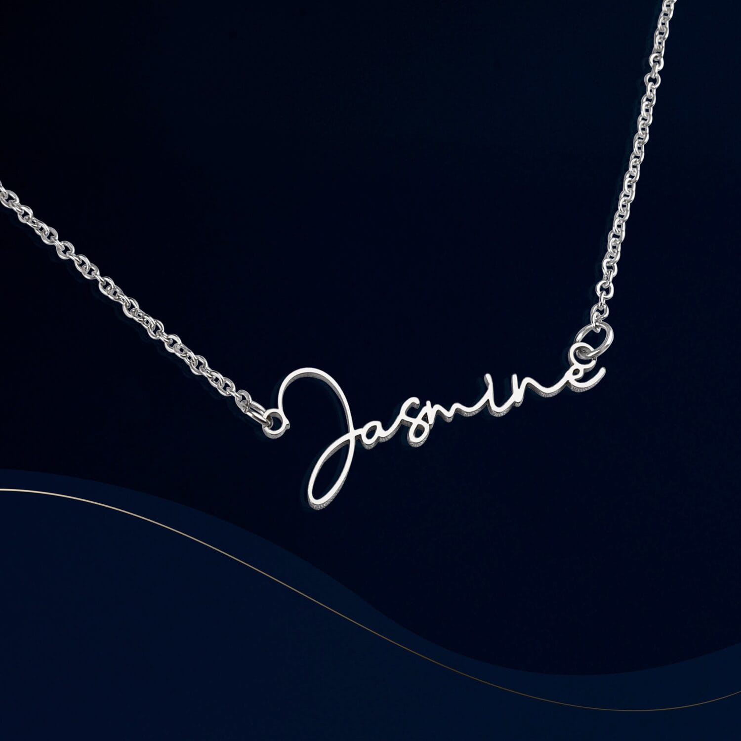 Grandma Custom Signature Name Necklace Gift - JEMINES