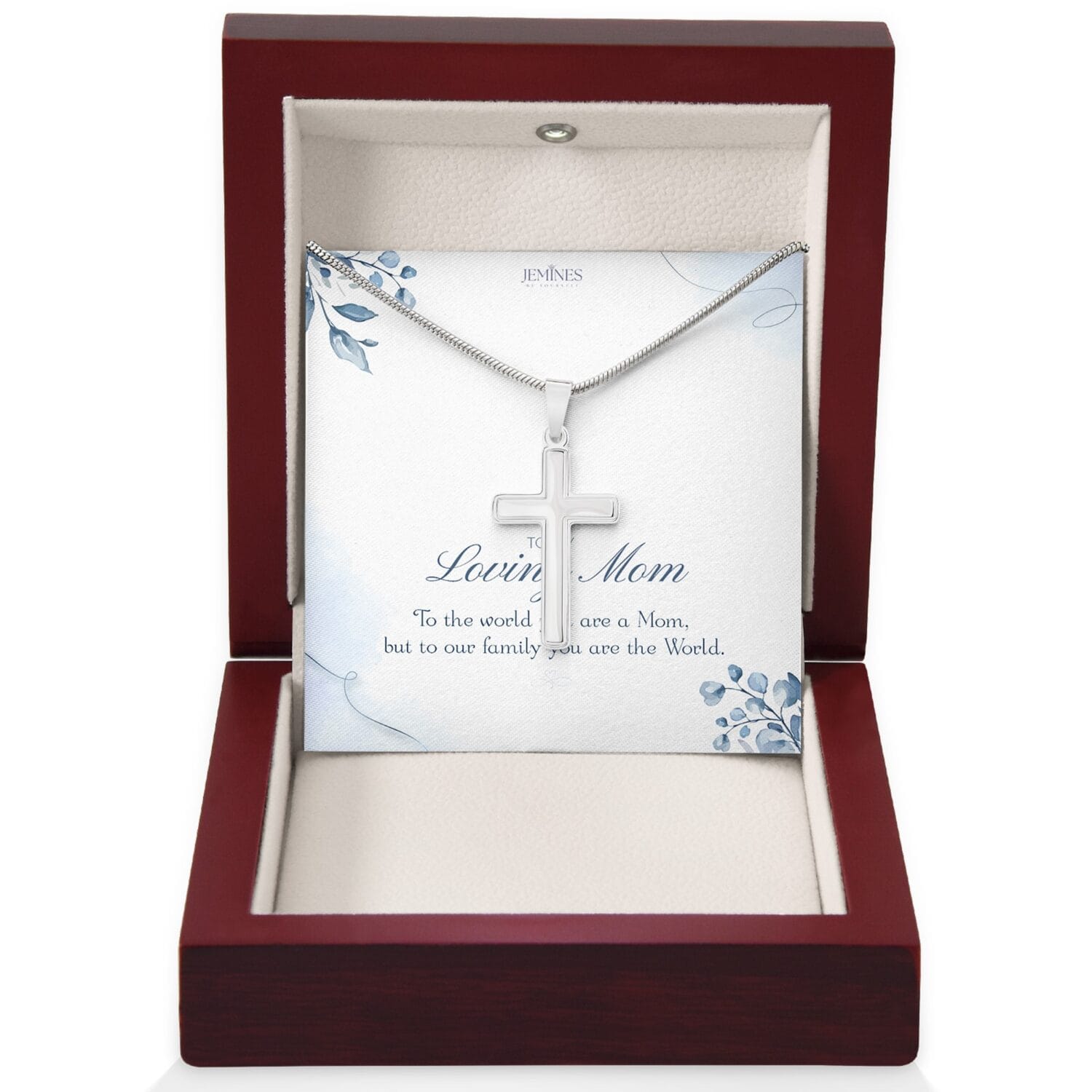 Loving Mom Artisan Cross Elegant Gift