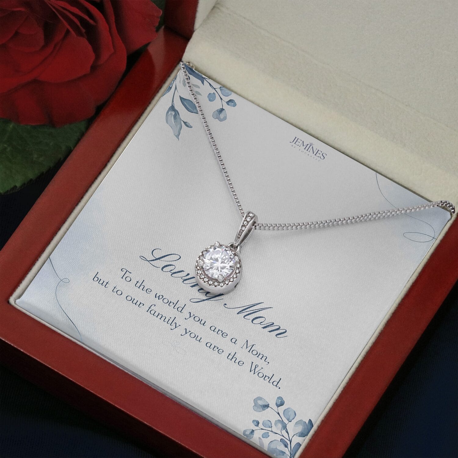 Loving Mom Eternal Hope Necklace Elegant Gift - JEMINES