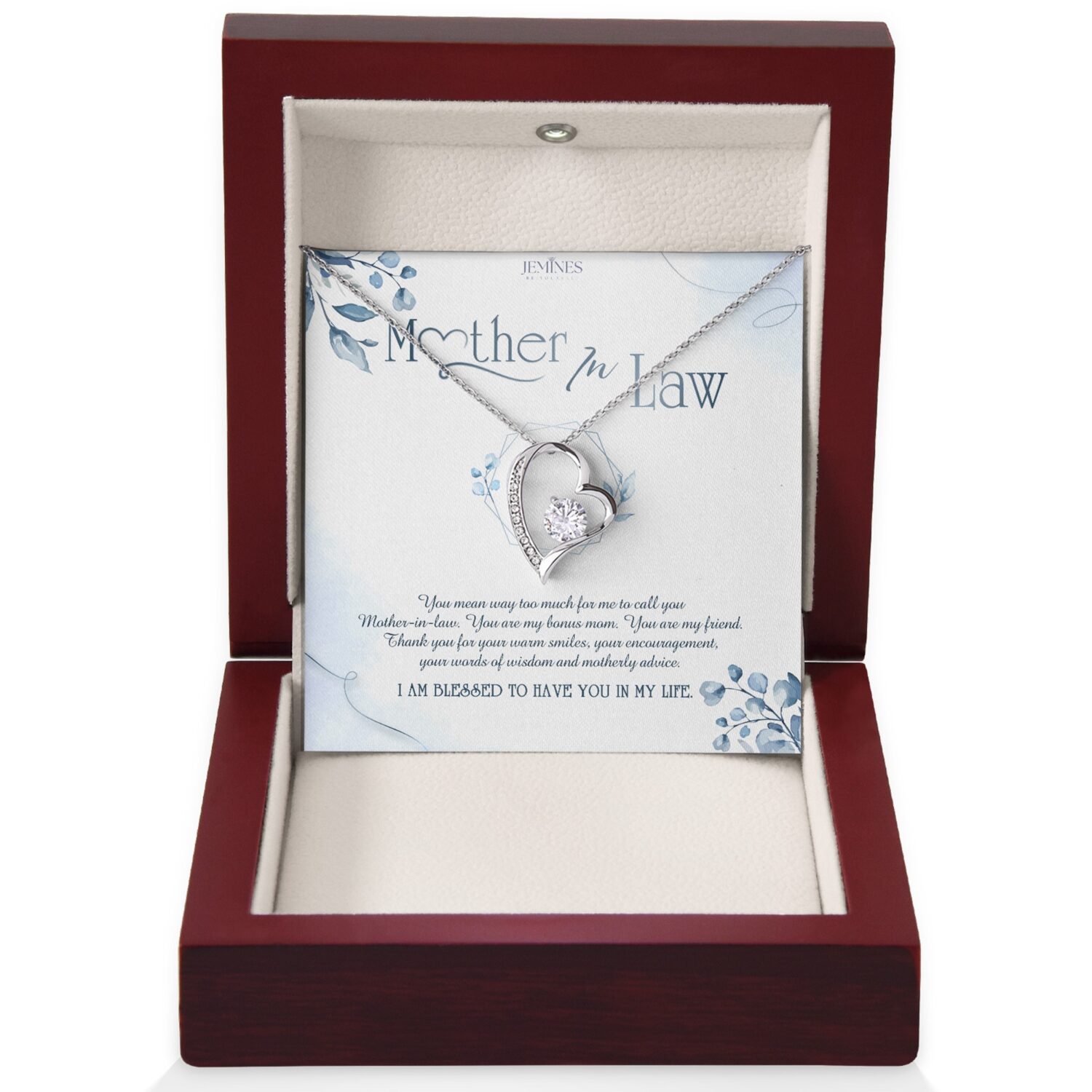 Mother-In-Law Forever Love Necklace Gift