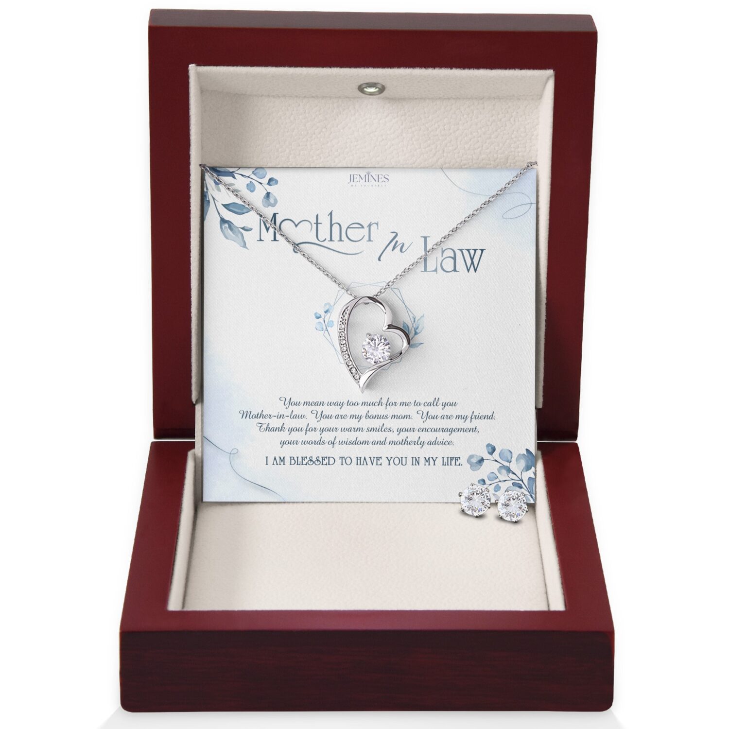 Mother-In-Law Forever Love Set Necklace