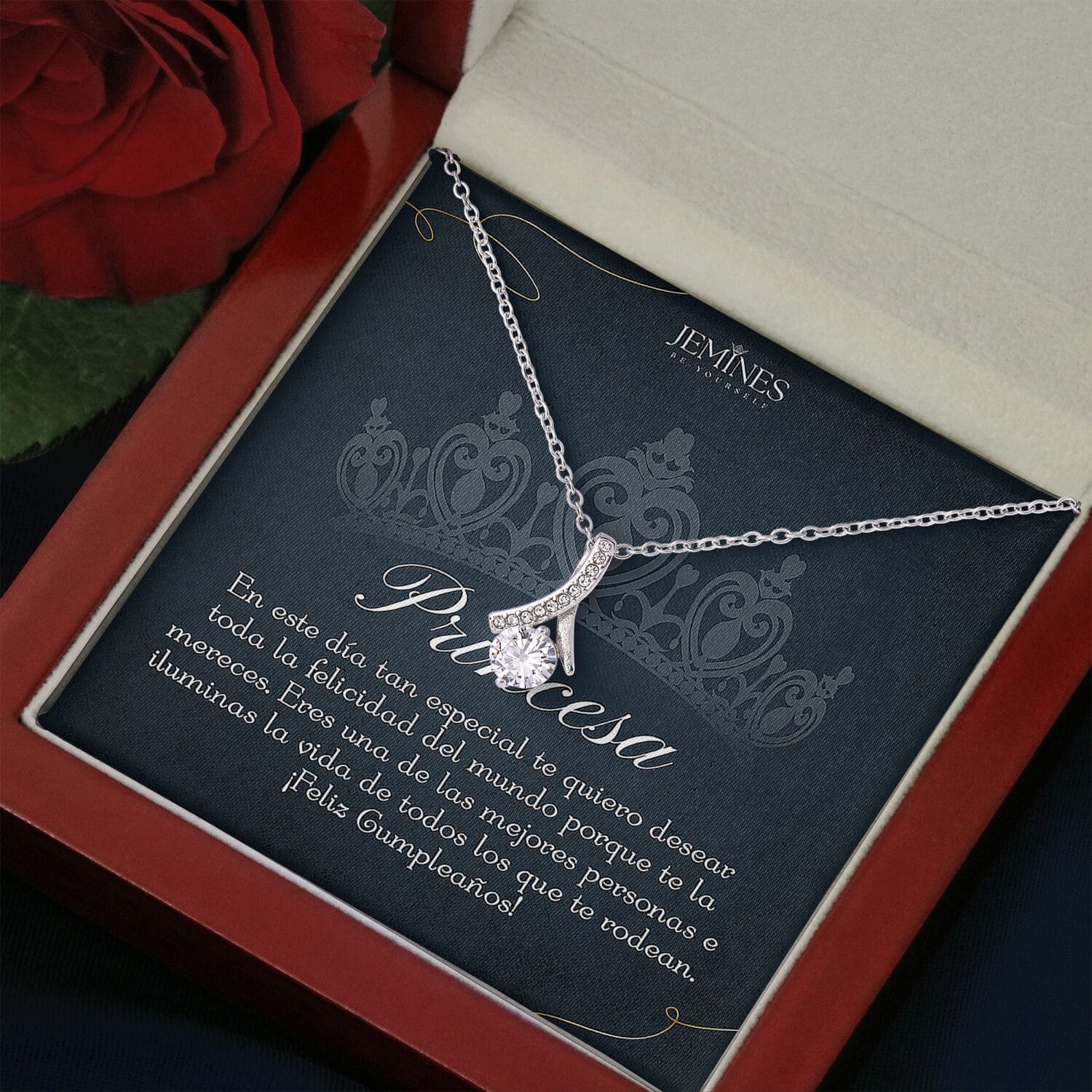 Princesa Birthday Alluring Beauty Necklace Elegant Gift - JEMINES
