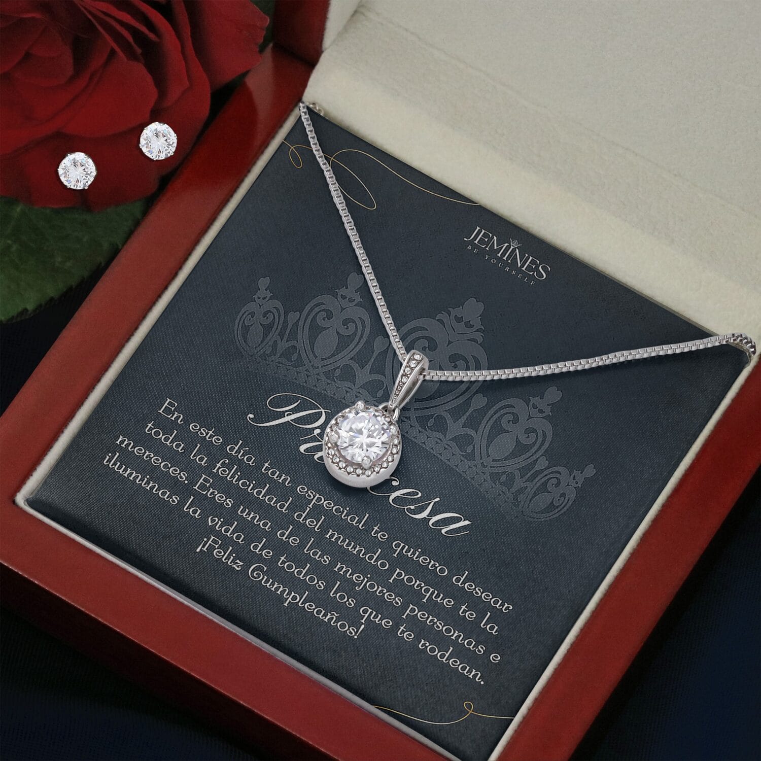 Princesa Birthday Eternal Hope Set Necklace Elegant Gift - JEMINES