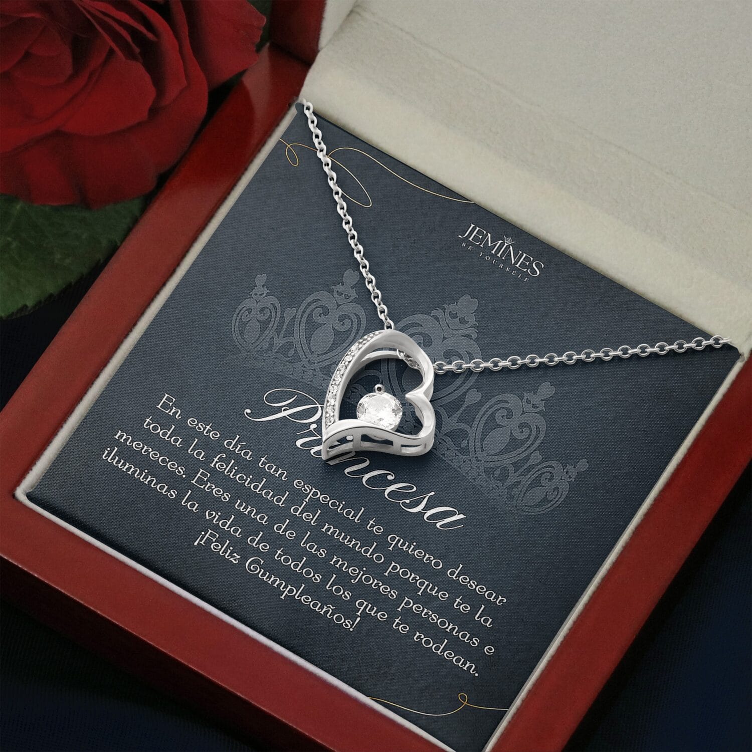 Princesa Birthday Forever Love Necklace Elegant Gift - JEMINES