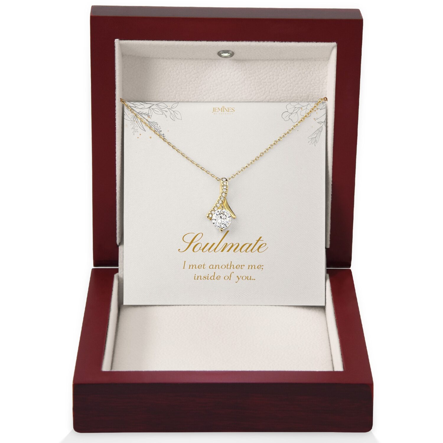 Soulmate Alluring Beauty Gold Necklace Gift