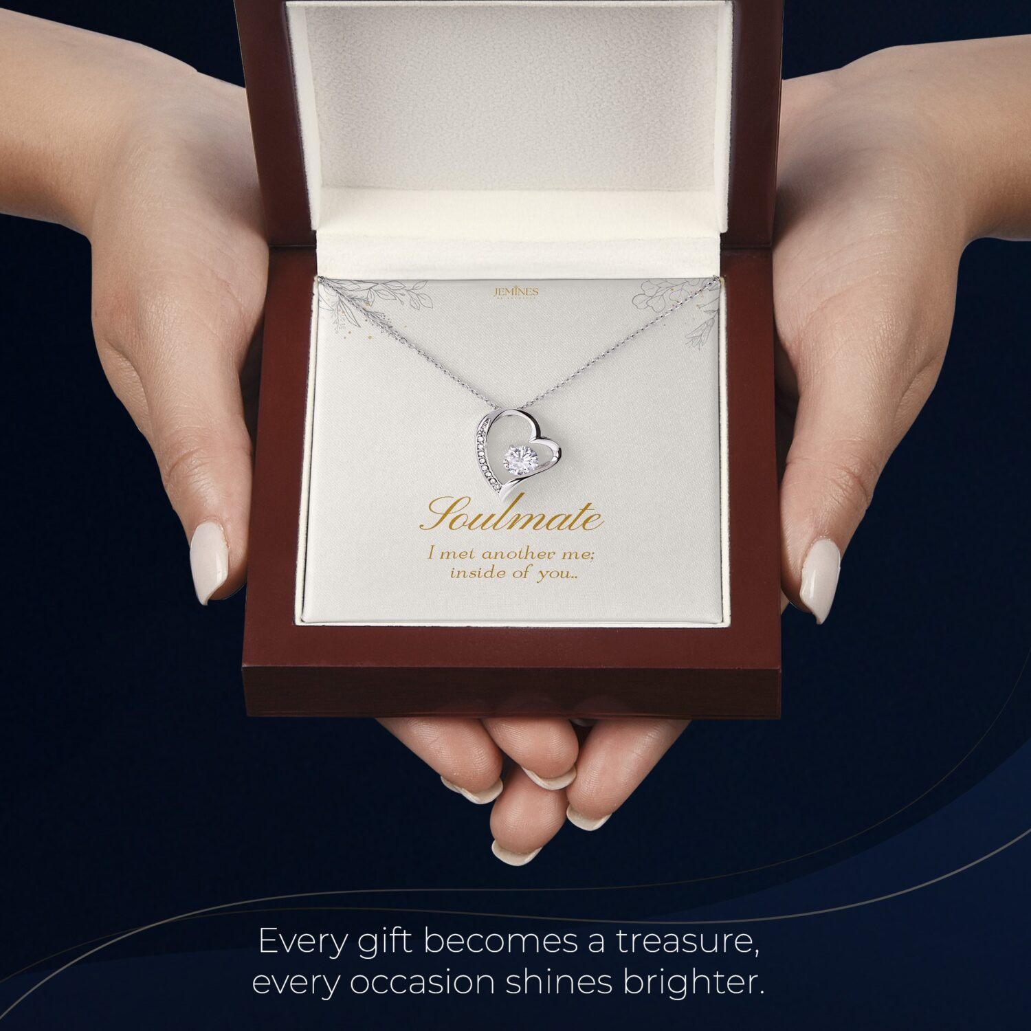 Soulmate Forever Love Necklace Elegant Gift - JEMINES