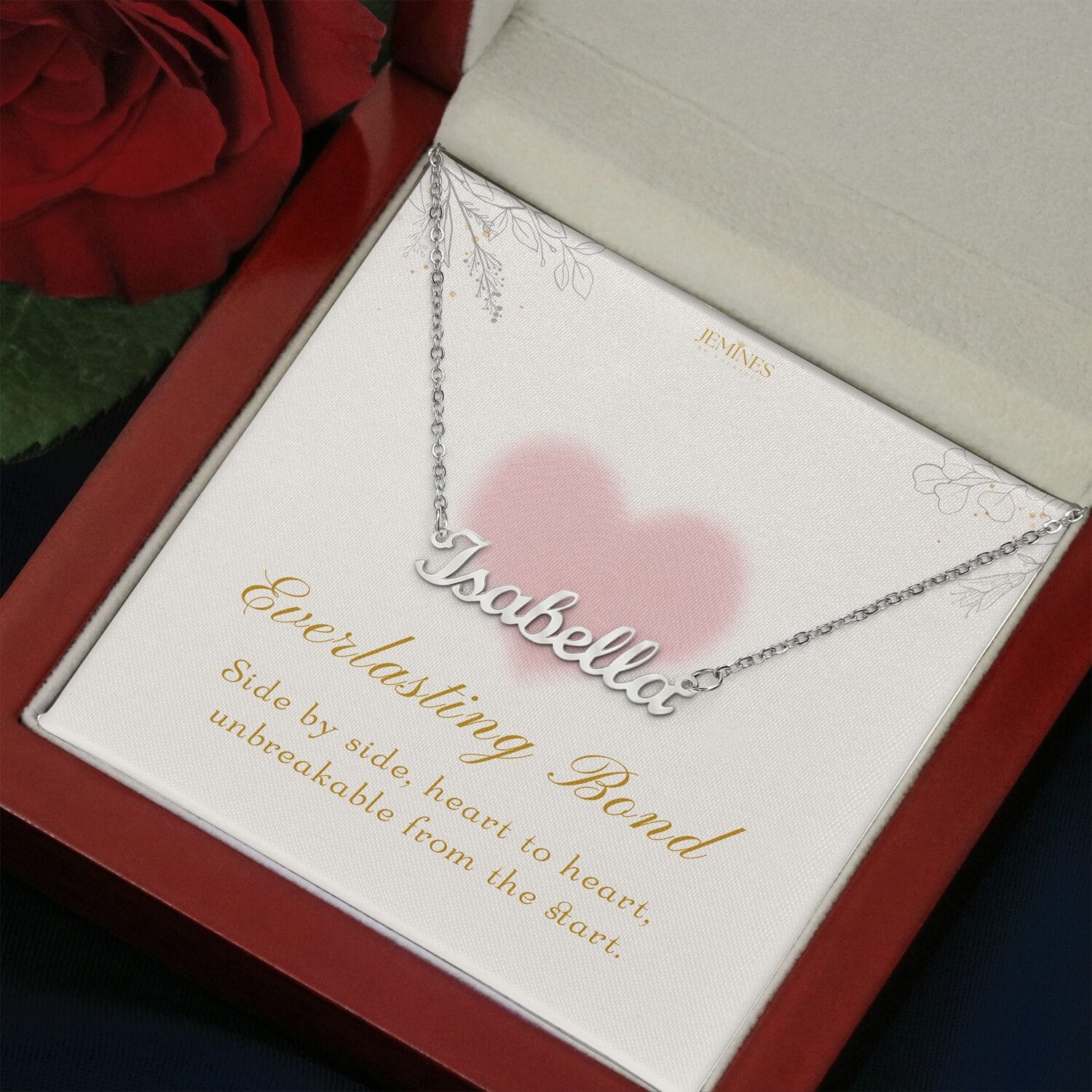 Wife Custom Name Necklace Elegant Gift - JEMINES