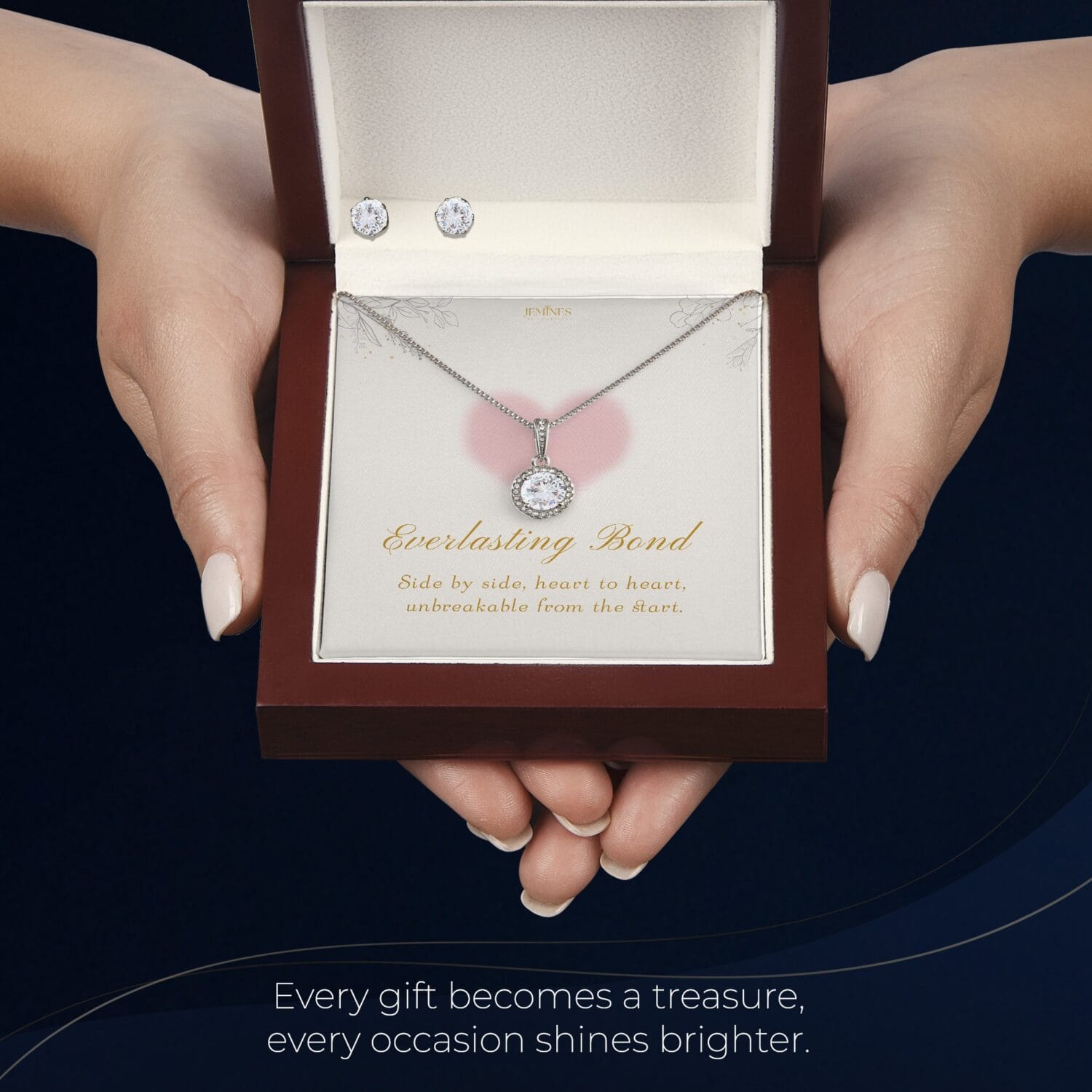 Wife Eternal Hope Set Necklace Elegant Gift - JEMINES