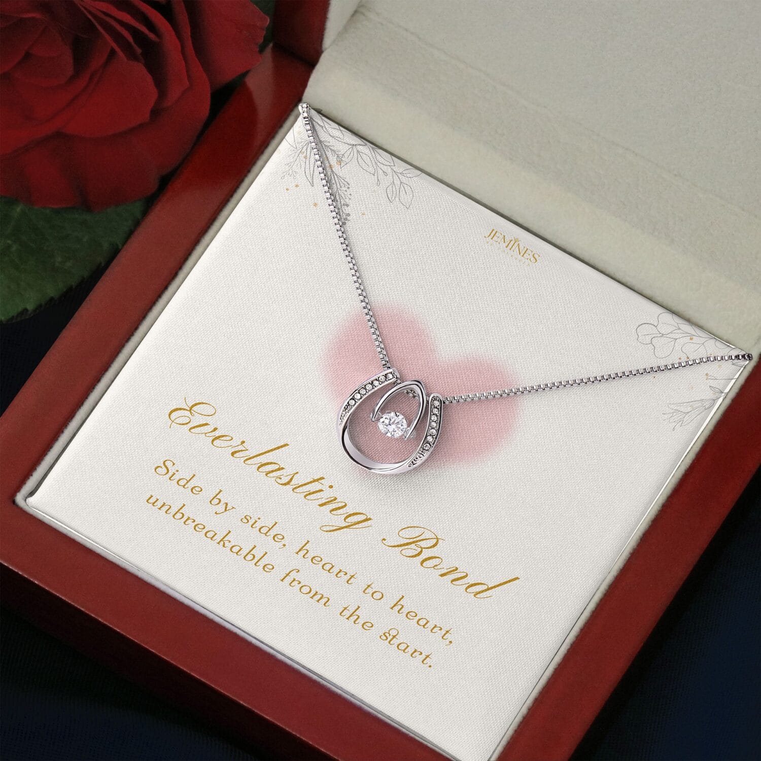 Wife Lucky in Love Necklace Elegant Gift - JEMINES