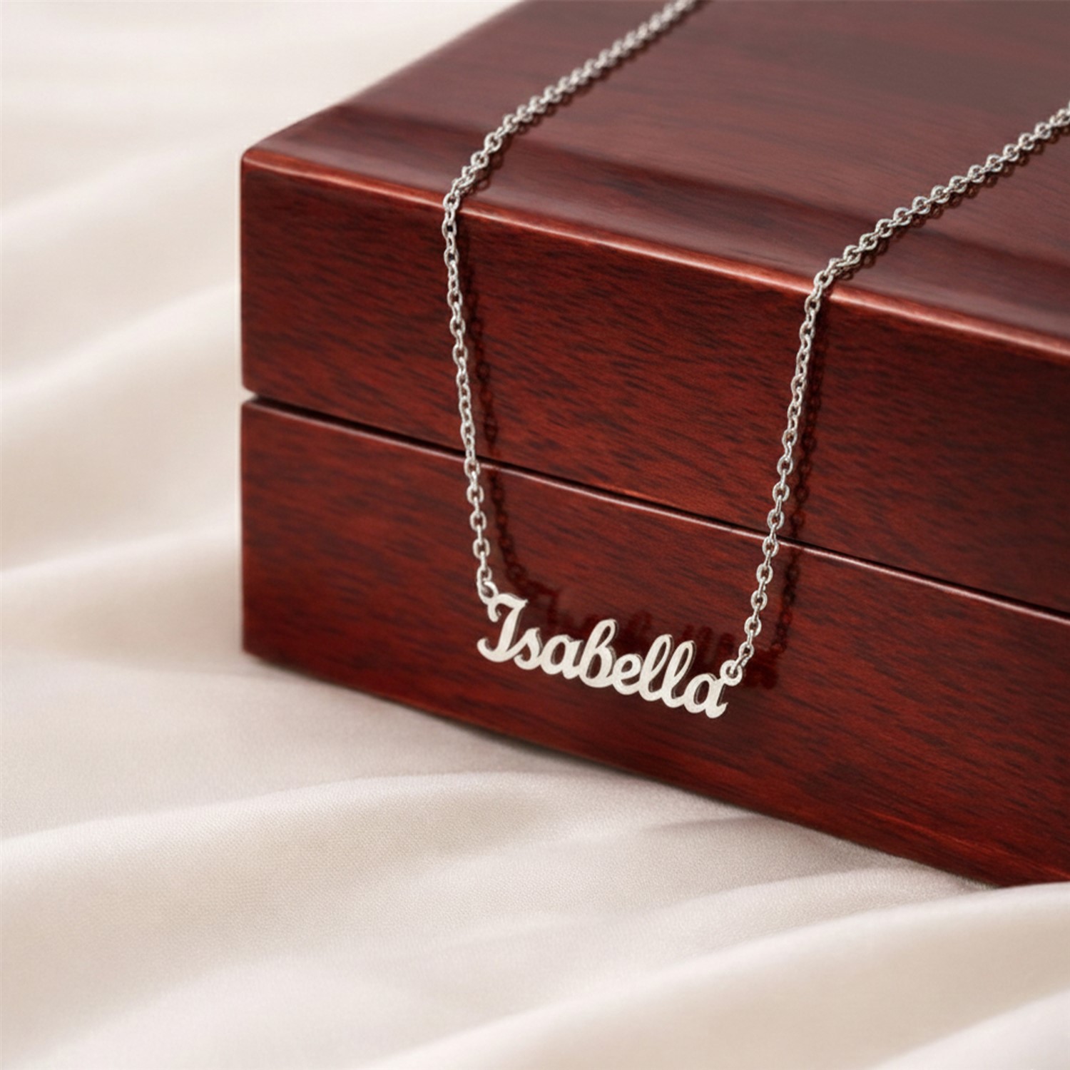 Custom Name Necklace with Meaningful Message Card Gifts