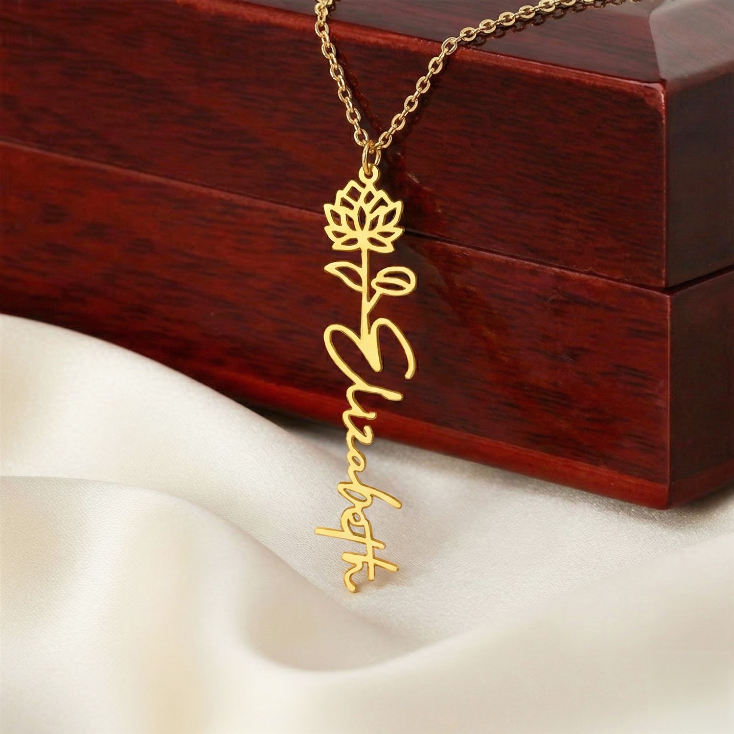 Custom Dangle Name Necklace Personalized Gifts — JEMINES